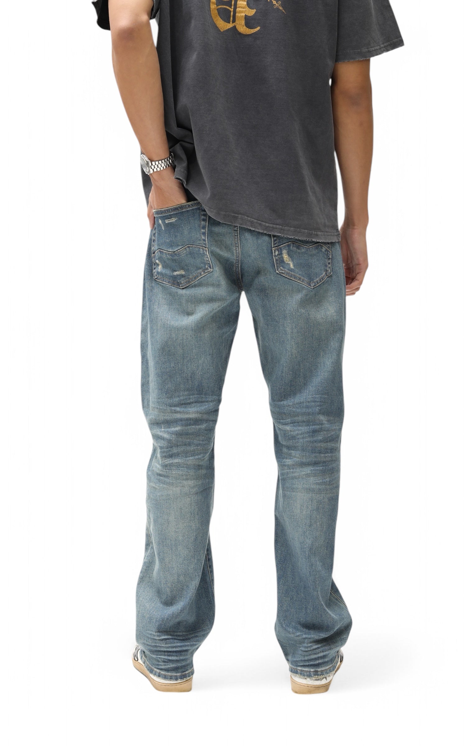 Repeat Blue Straight Leg Denim