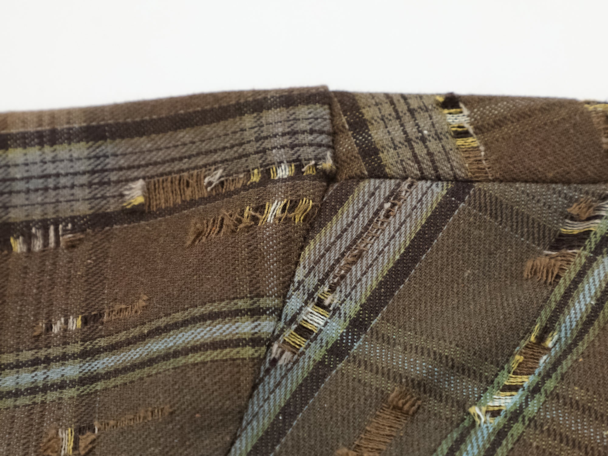 Distressed Brown Aged Flannel