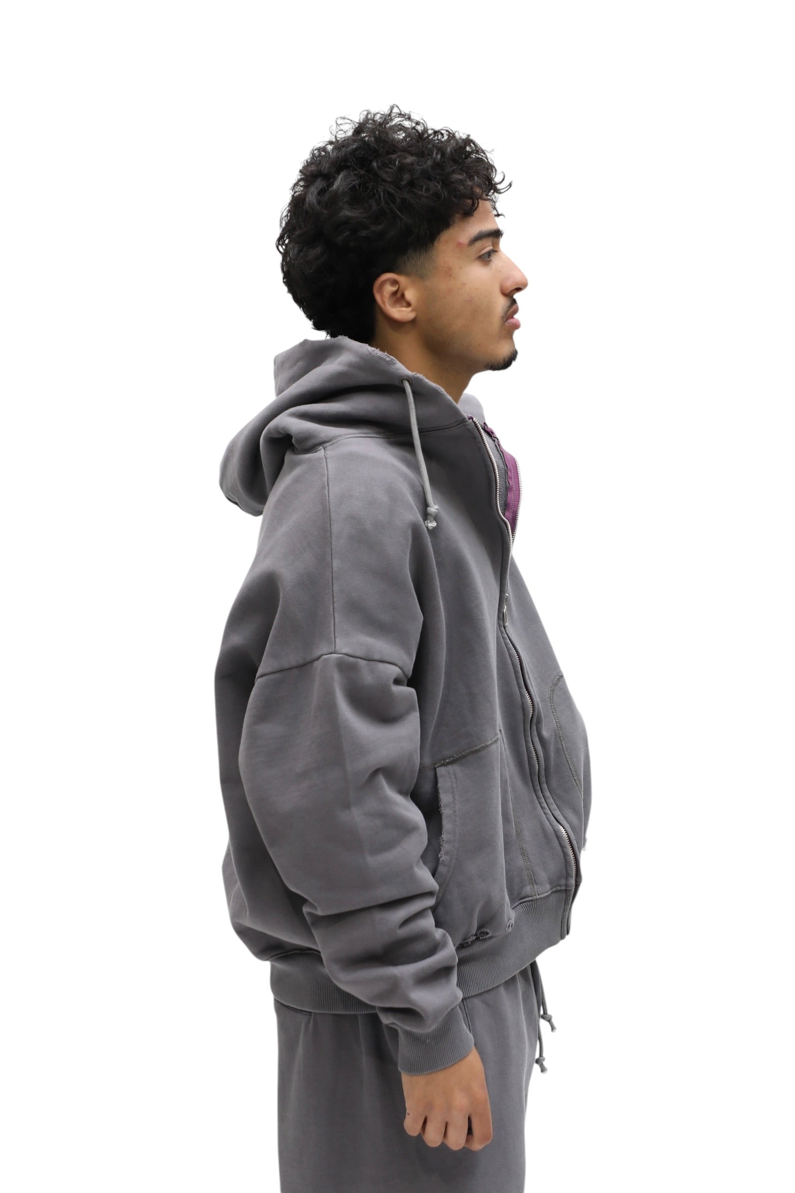 Essential Monogram Zip Up