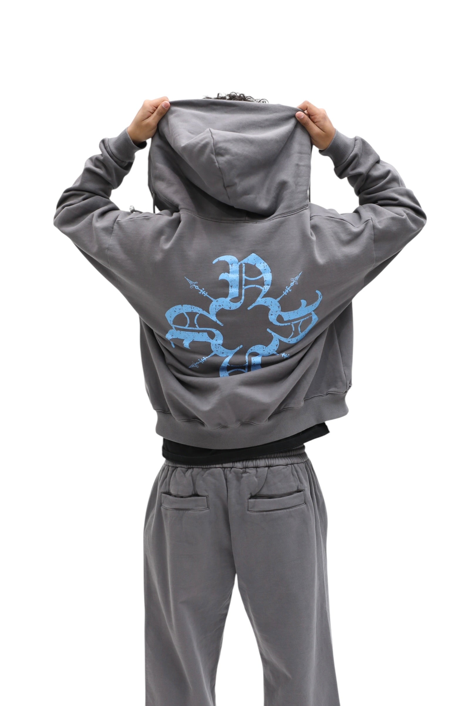 Essential Monogram Zip Up