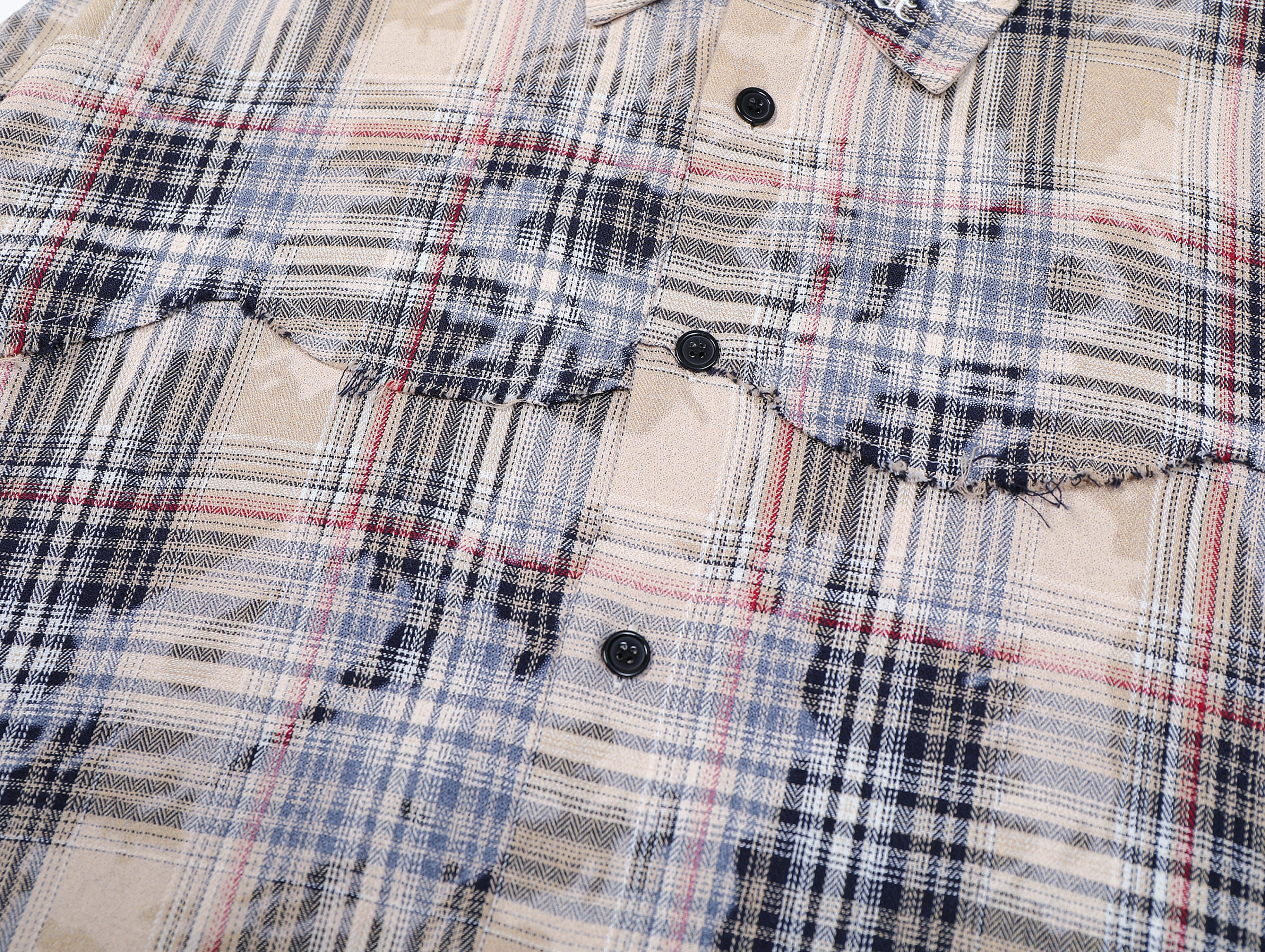 Faded Aged Monogram Flannel