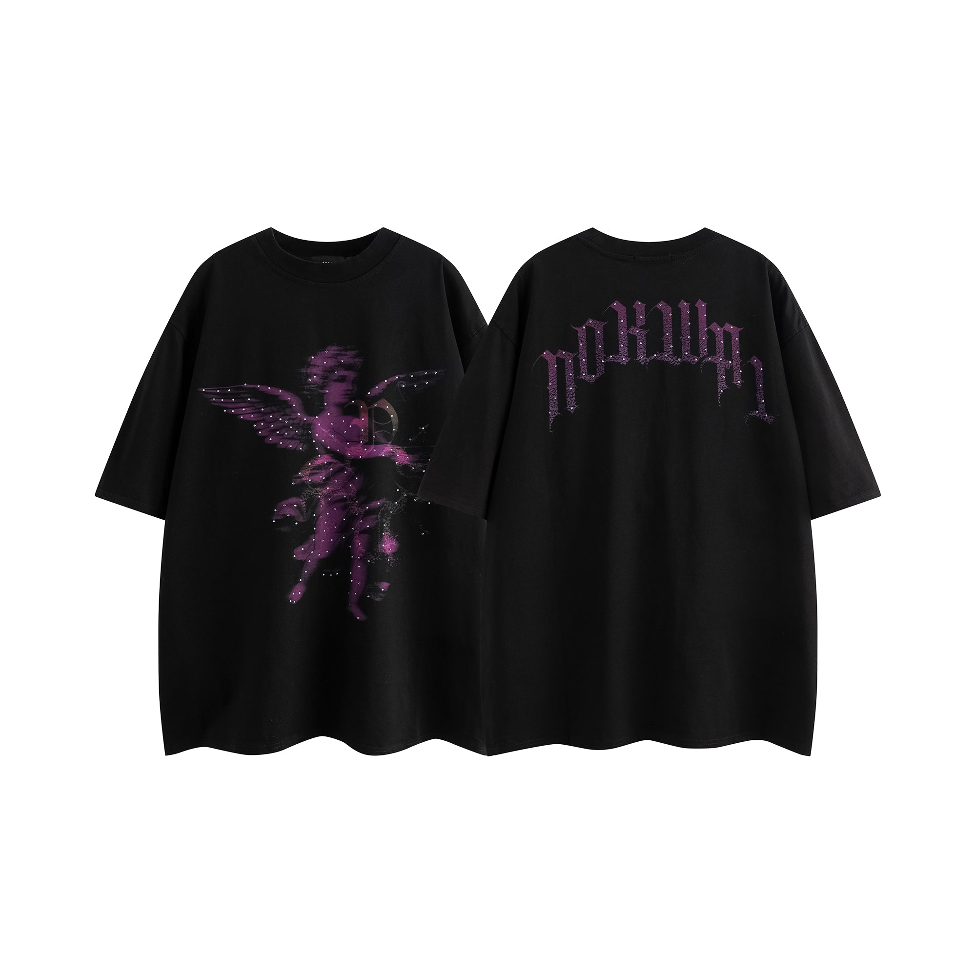 Purple Cupid Monogram Tee