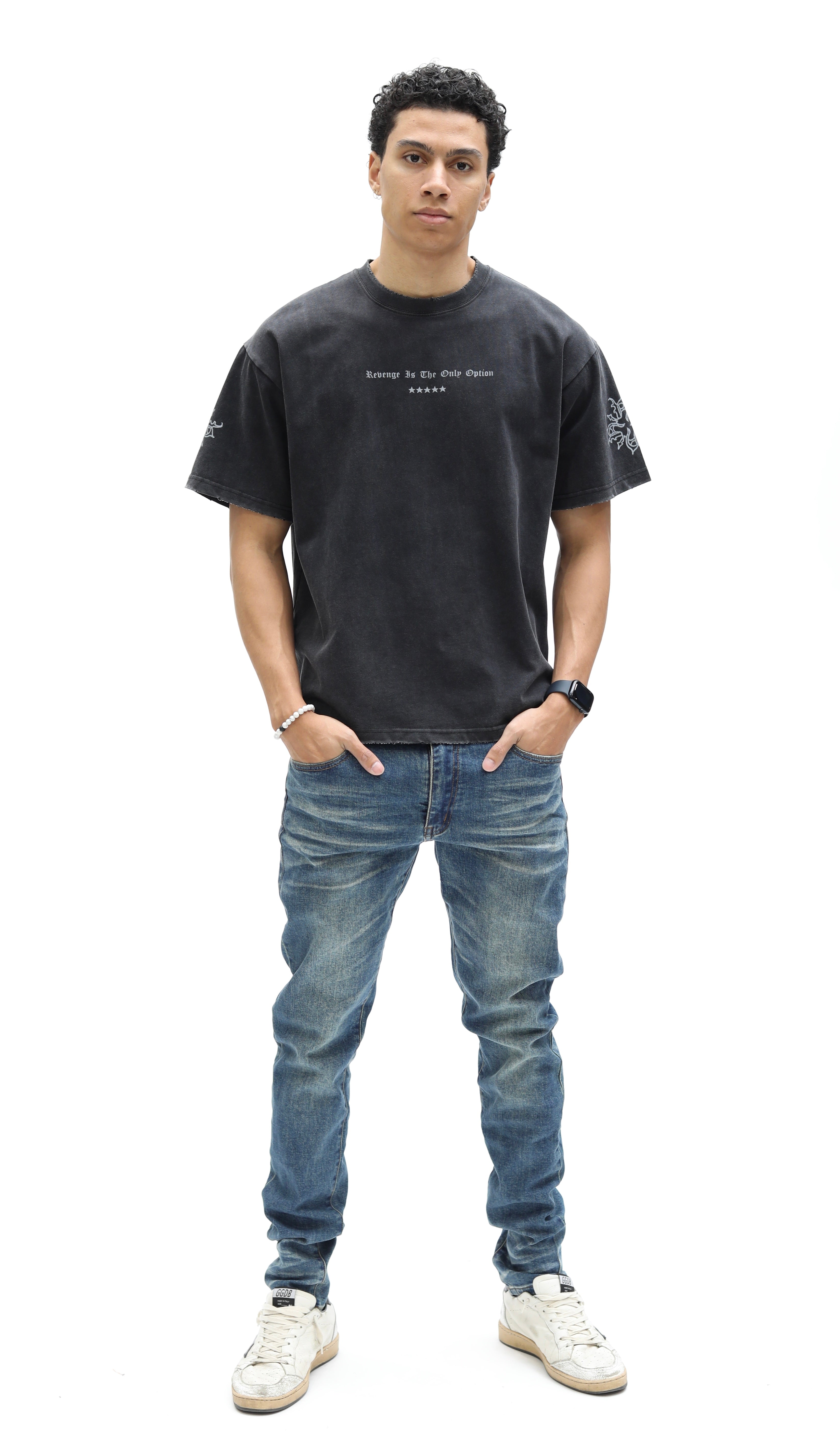 Blue Washed Skinny Denim
