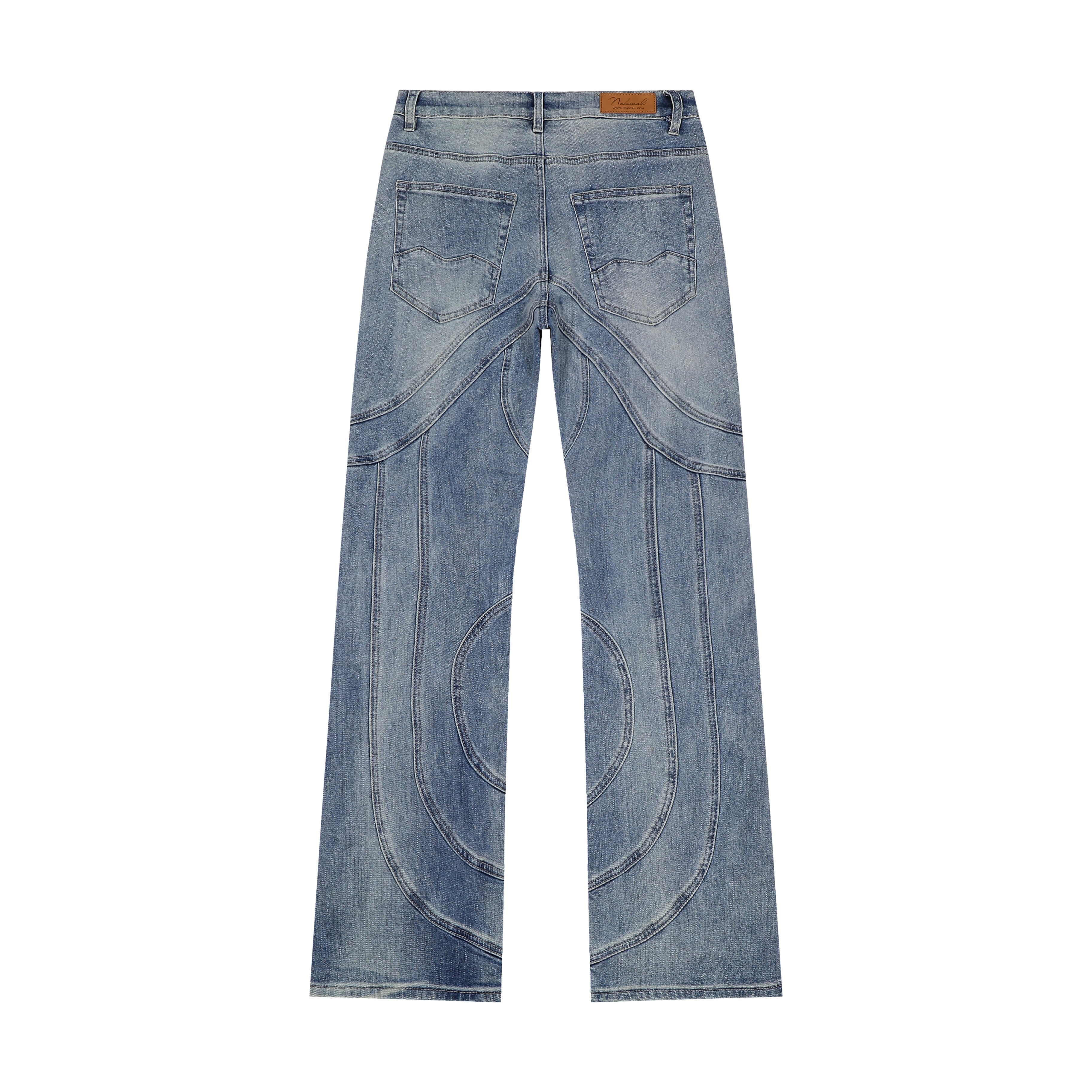 Monogram Piping light blue Denim