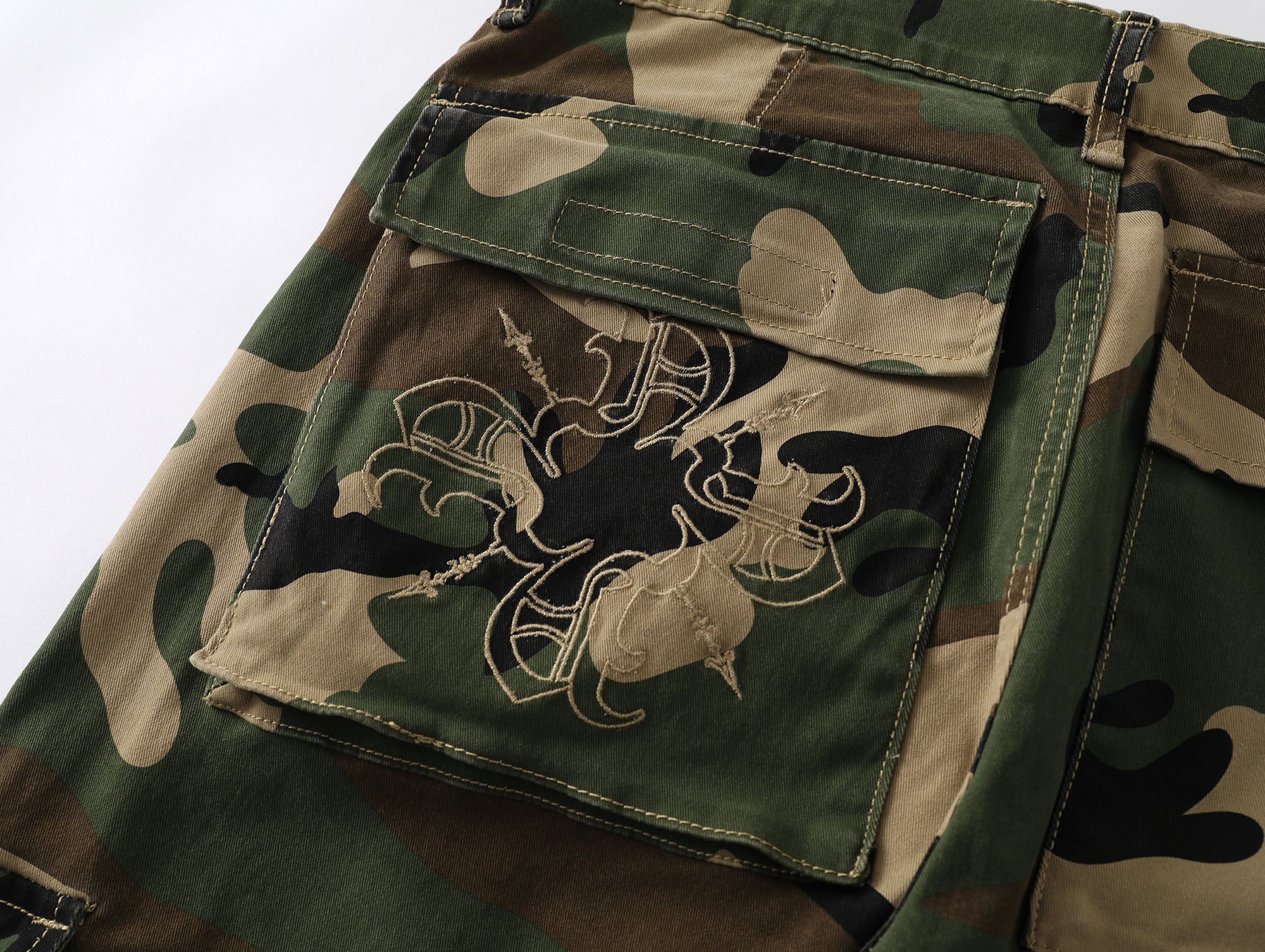 Elevated Camo Print Cargo Pants