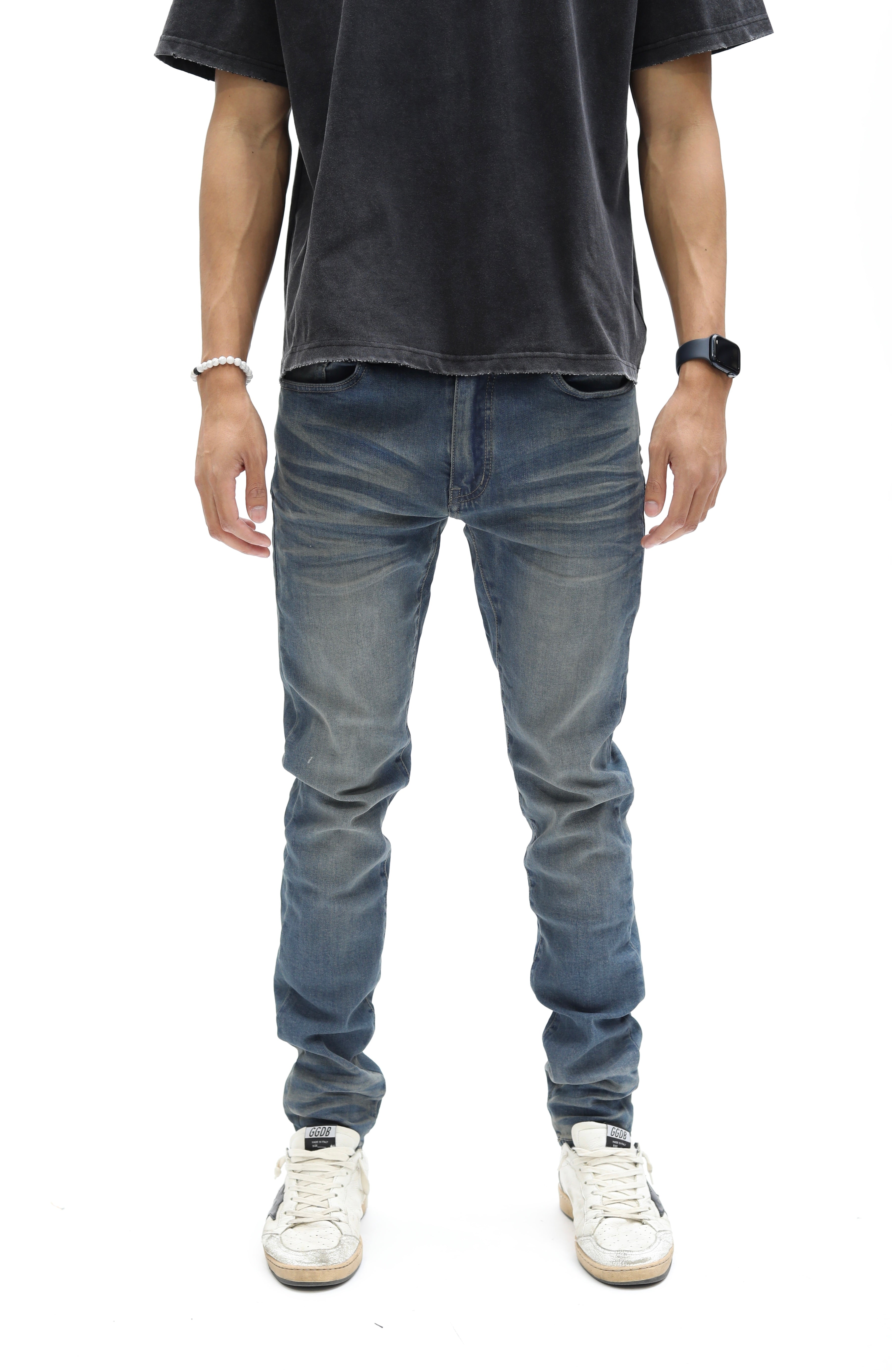 Dirty Blue Spray Wax Wash Denim