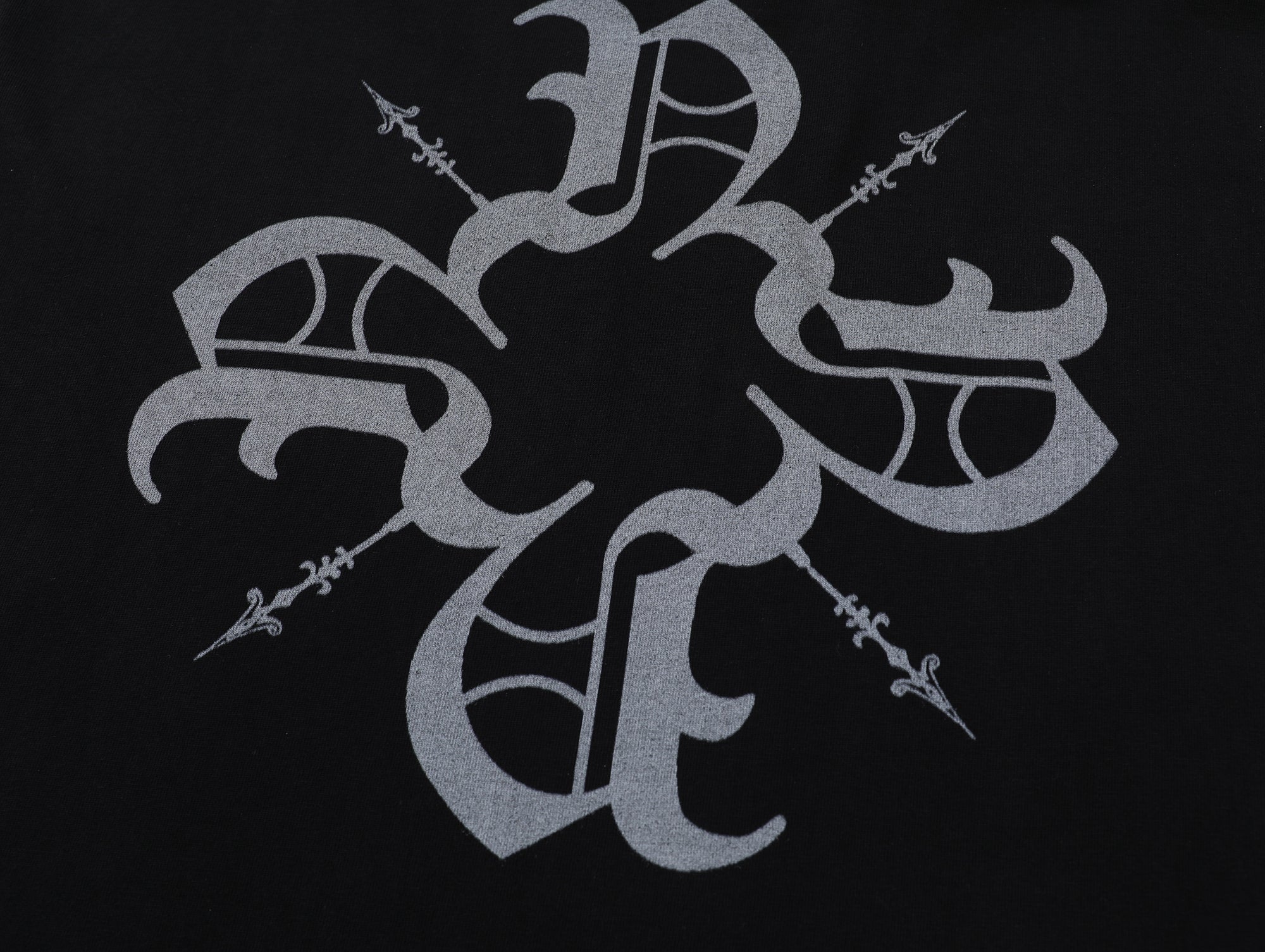 Classic Monogram Black Tee