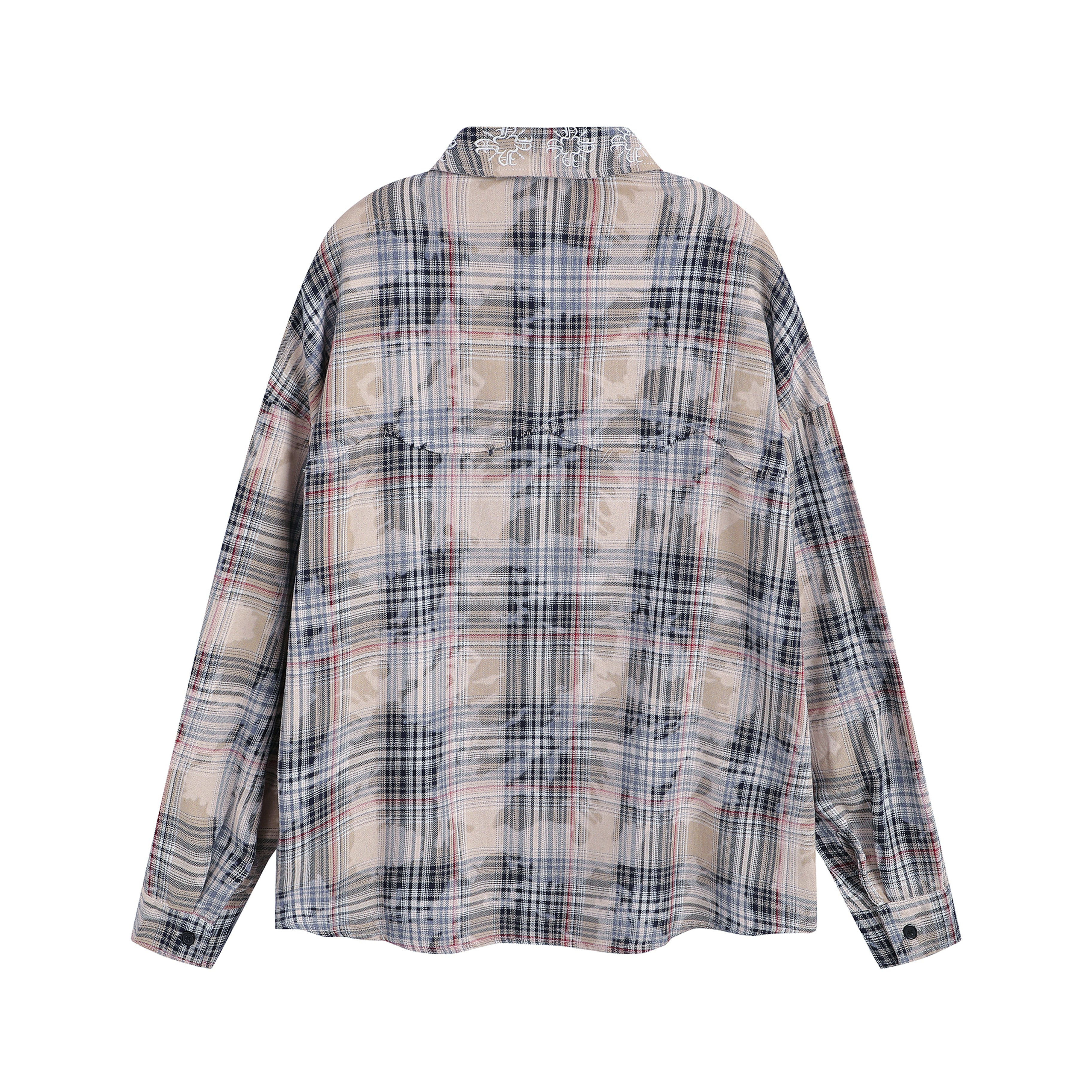 Faded Aged Monogram Flannel