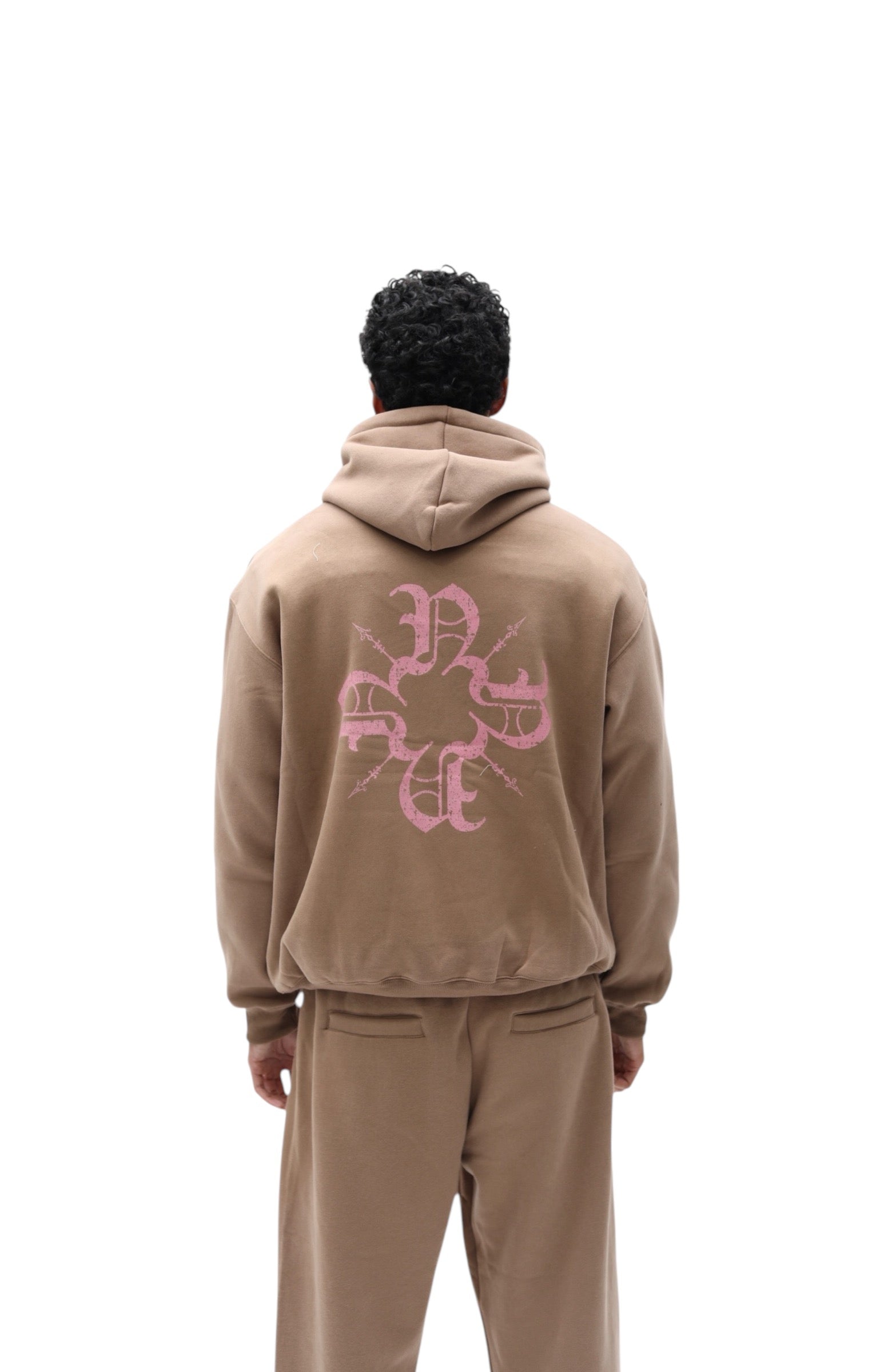 Monogram Essential Hoodie Brown