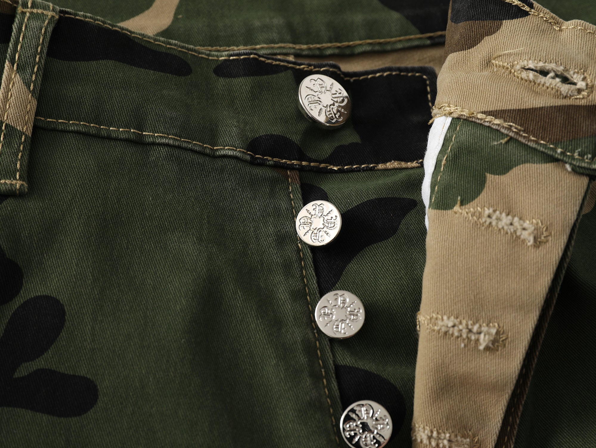 Elevated Camo Print Cargo Pants