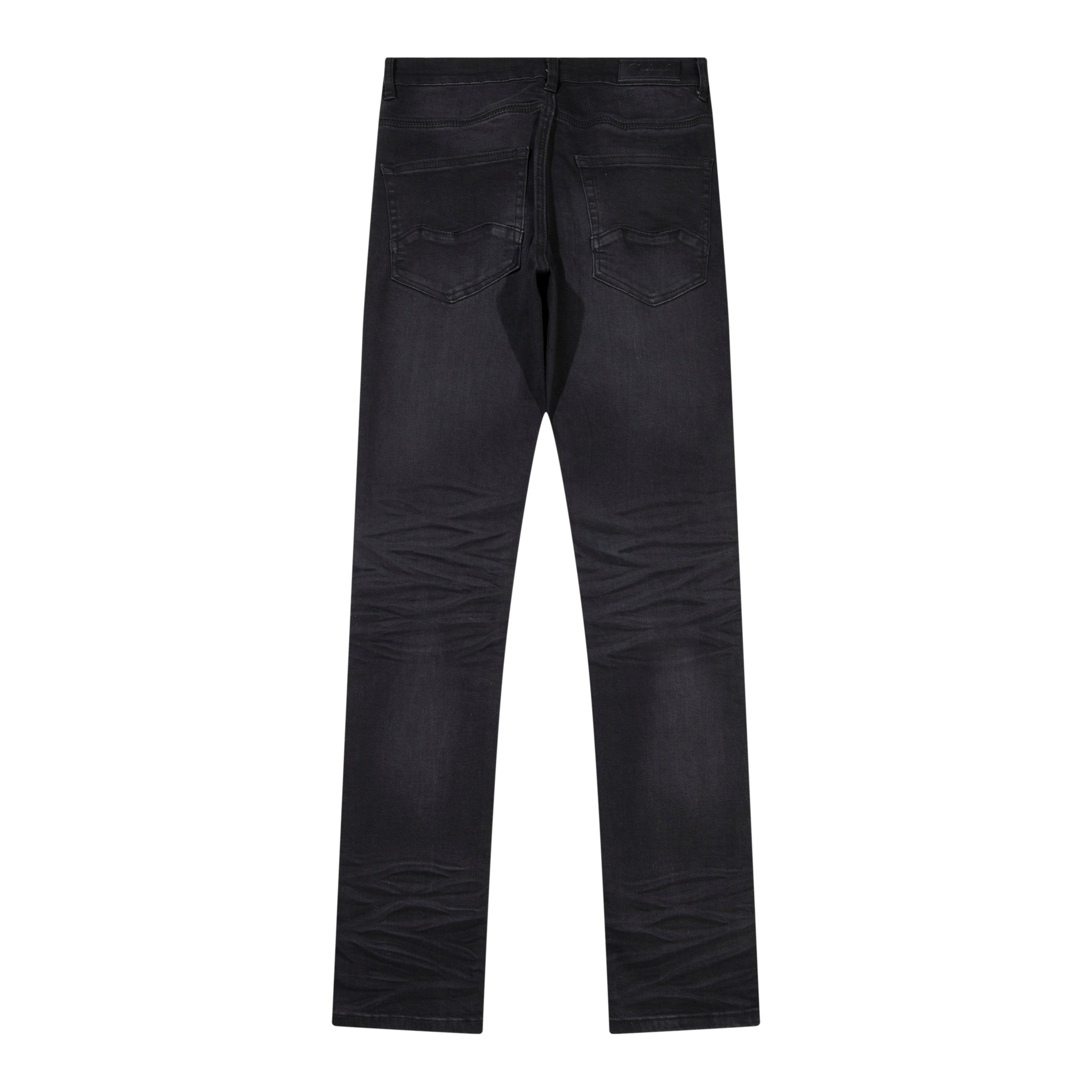 Ultra Stretch Skinny Faded Black Denim