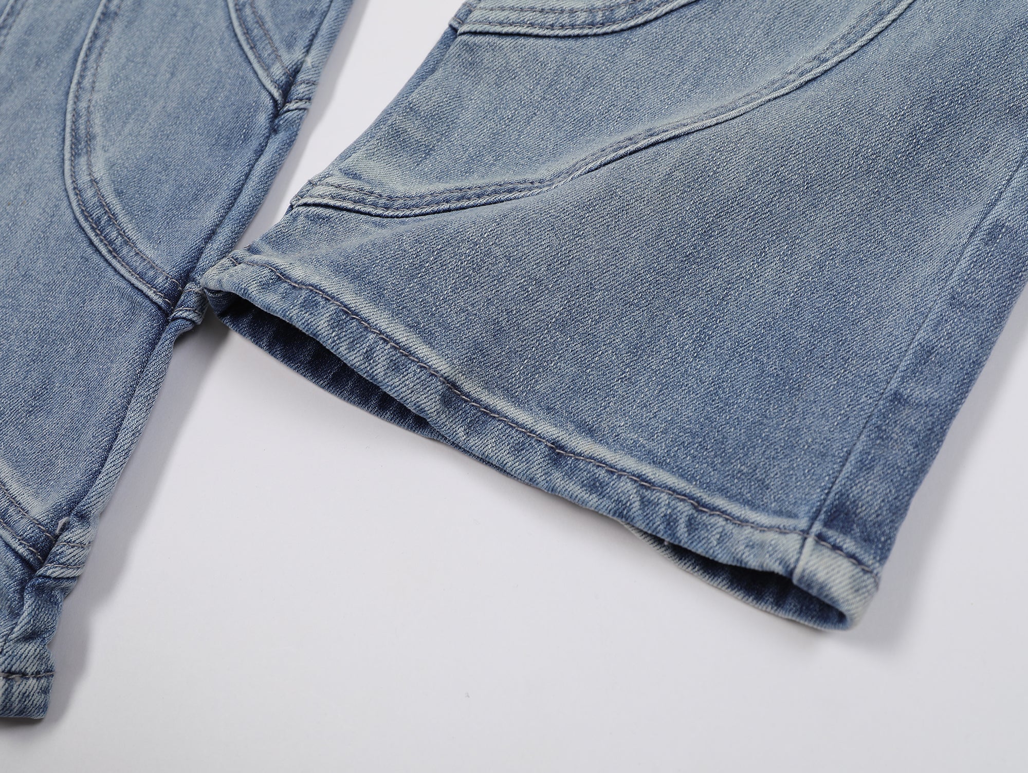 Monogram Piping light blue Denim