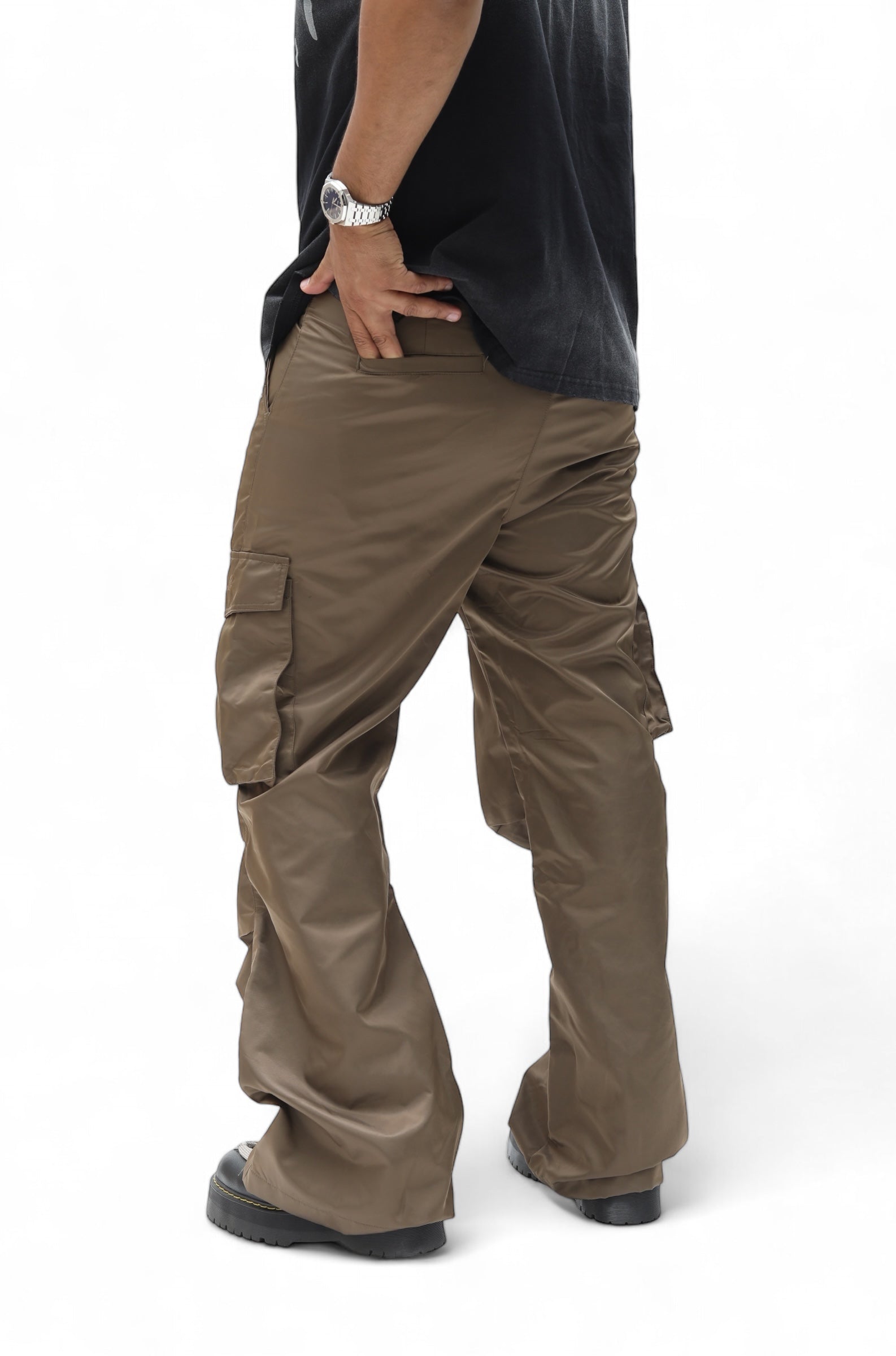 Moss Cargo Flare Pants
