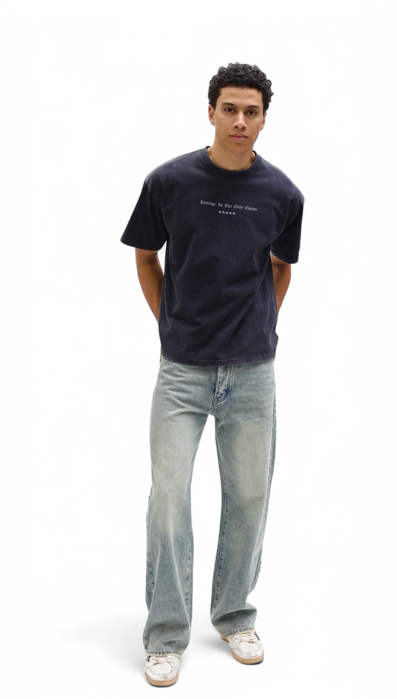 Vintage Blue Straight Leg Denim