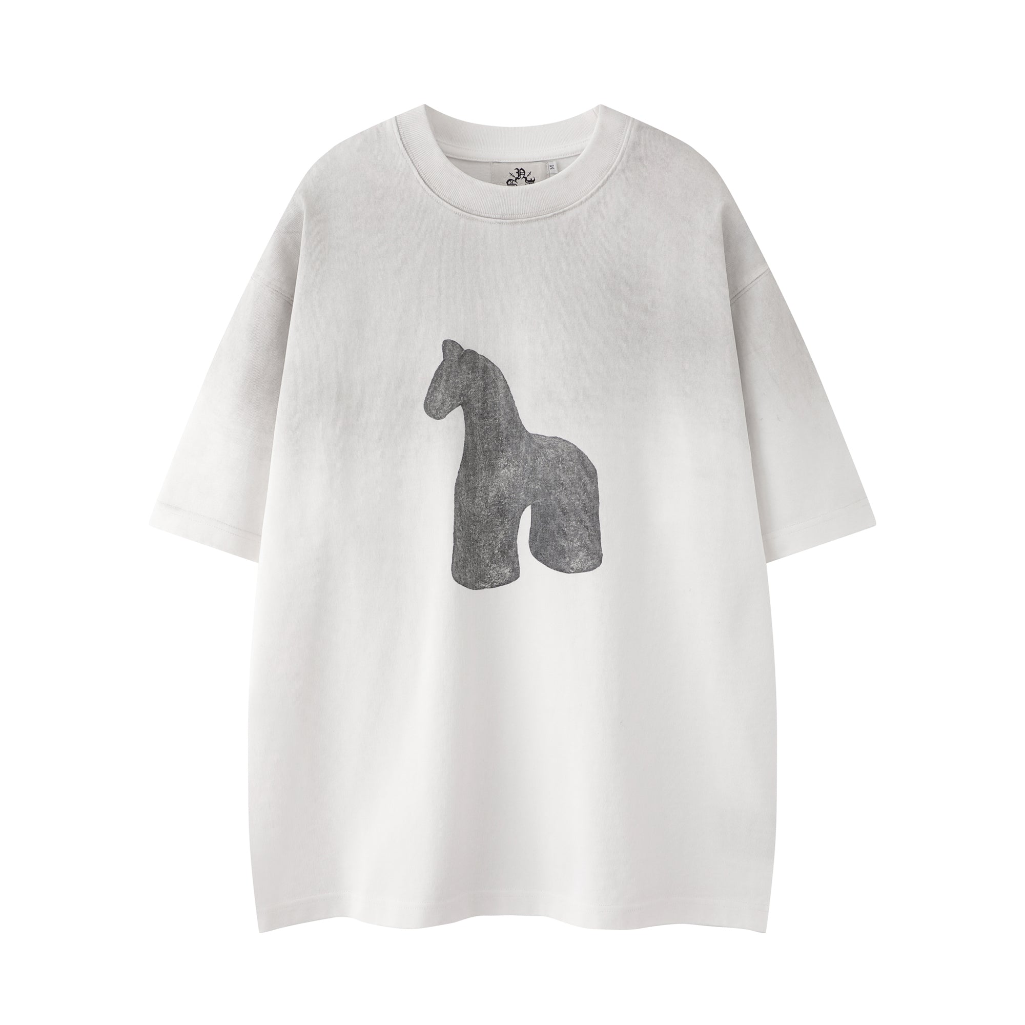 Trojan Horse Tee In White