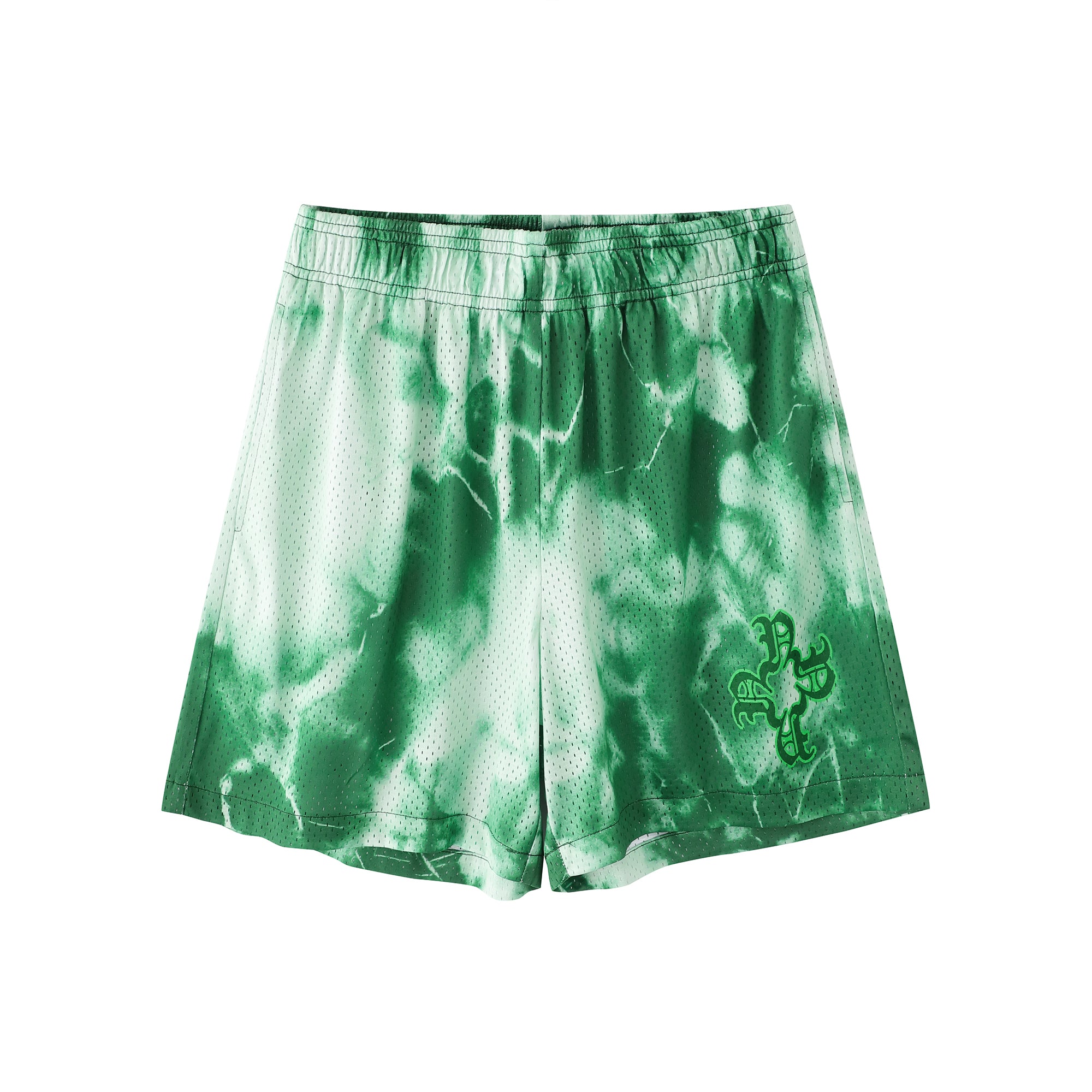 Shadow Green Dye Mesh Shorts