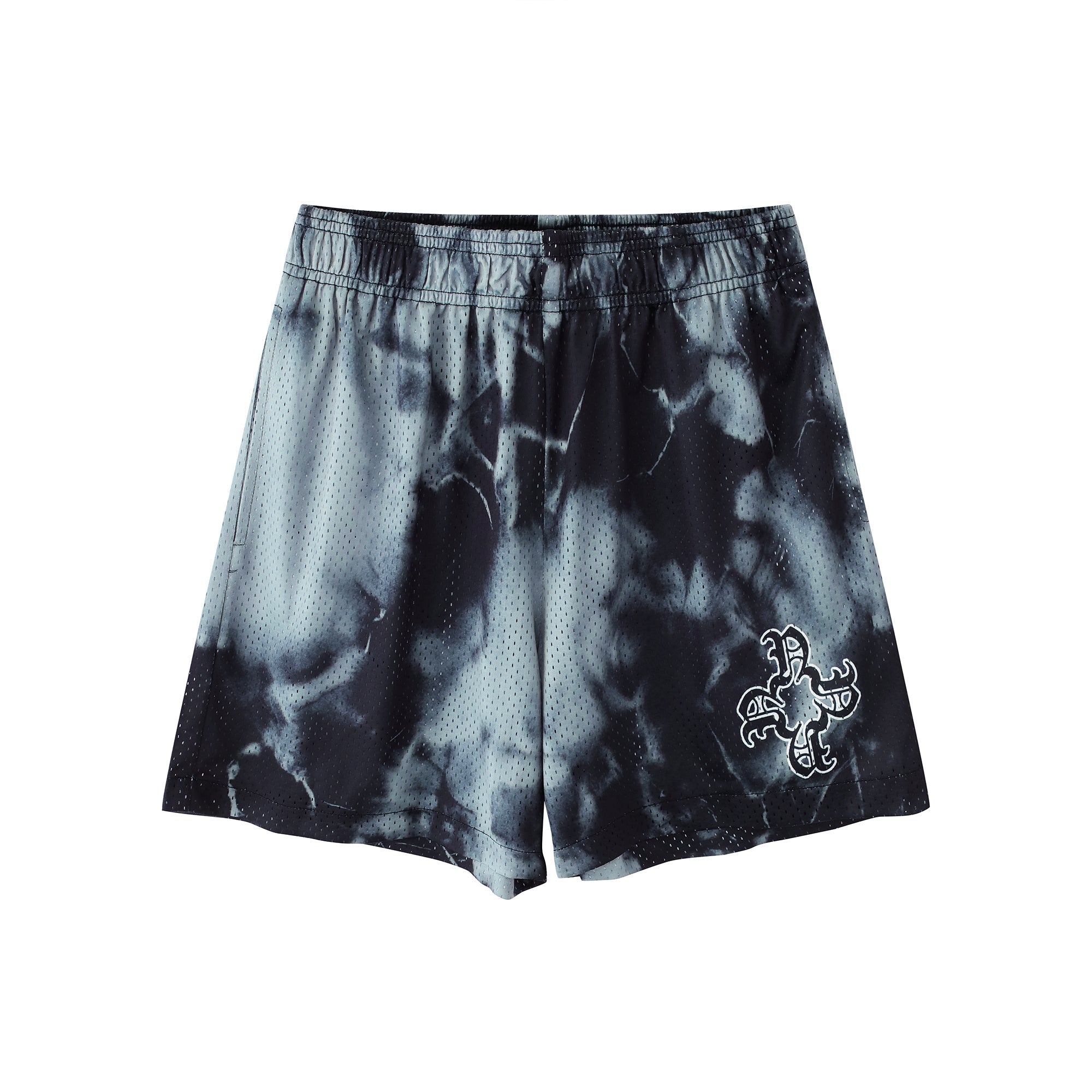 Shadow Black Dye Mesh Shorts