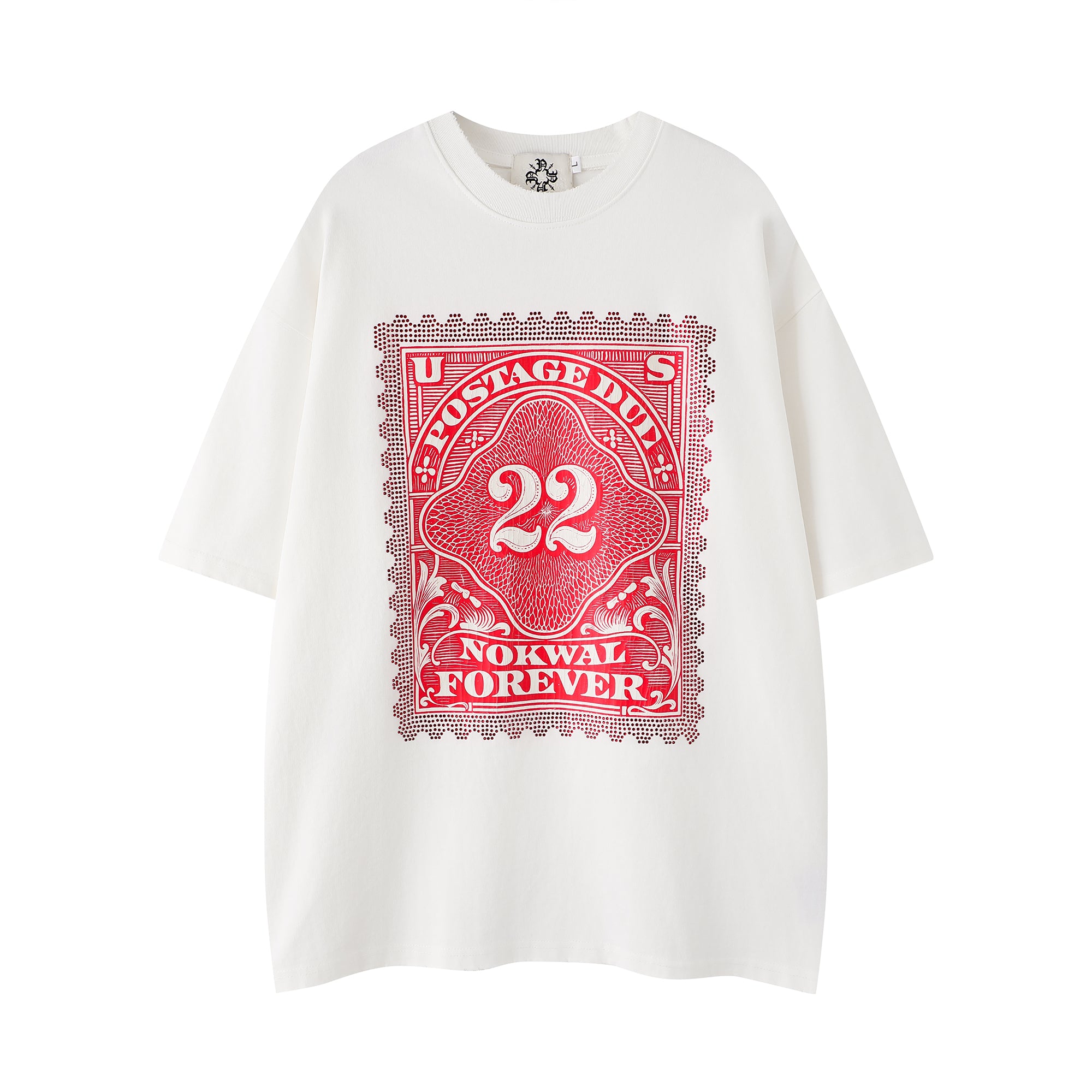 Nokwal Forever Stamp Tee-White