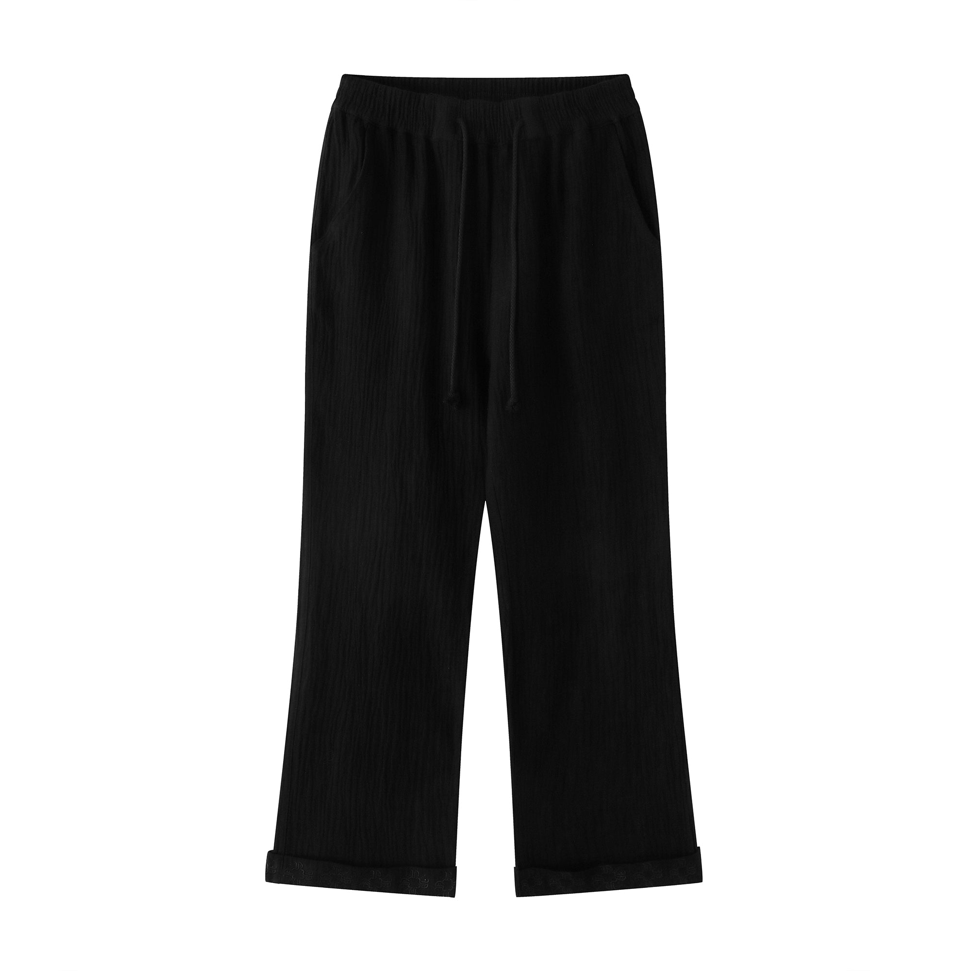 Flow Texture Pants- Black