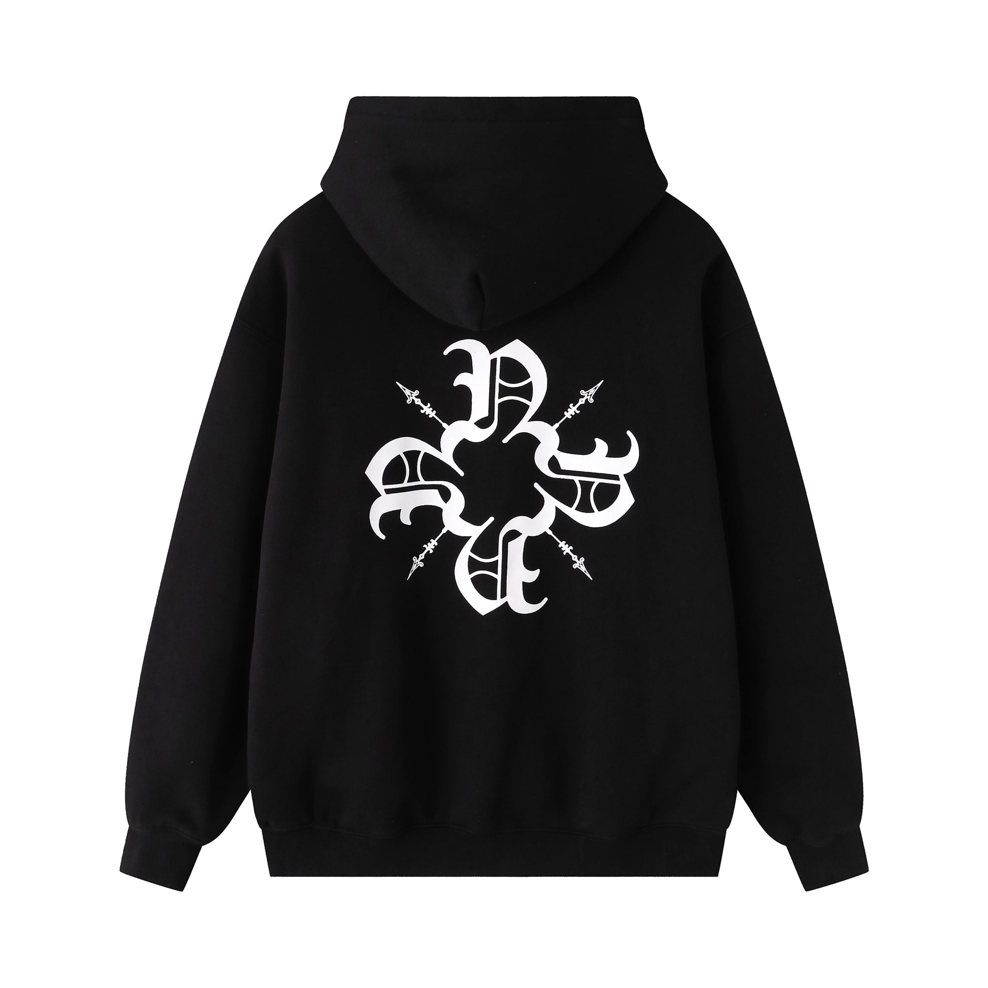 Monogram Essential Hoodie - Black