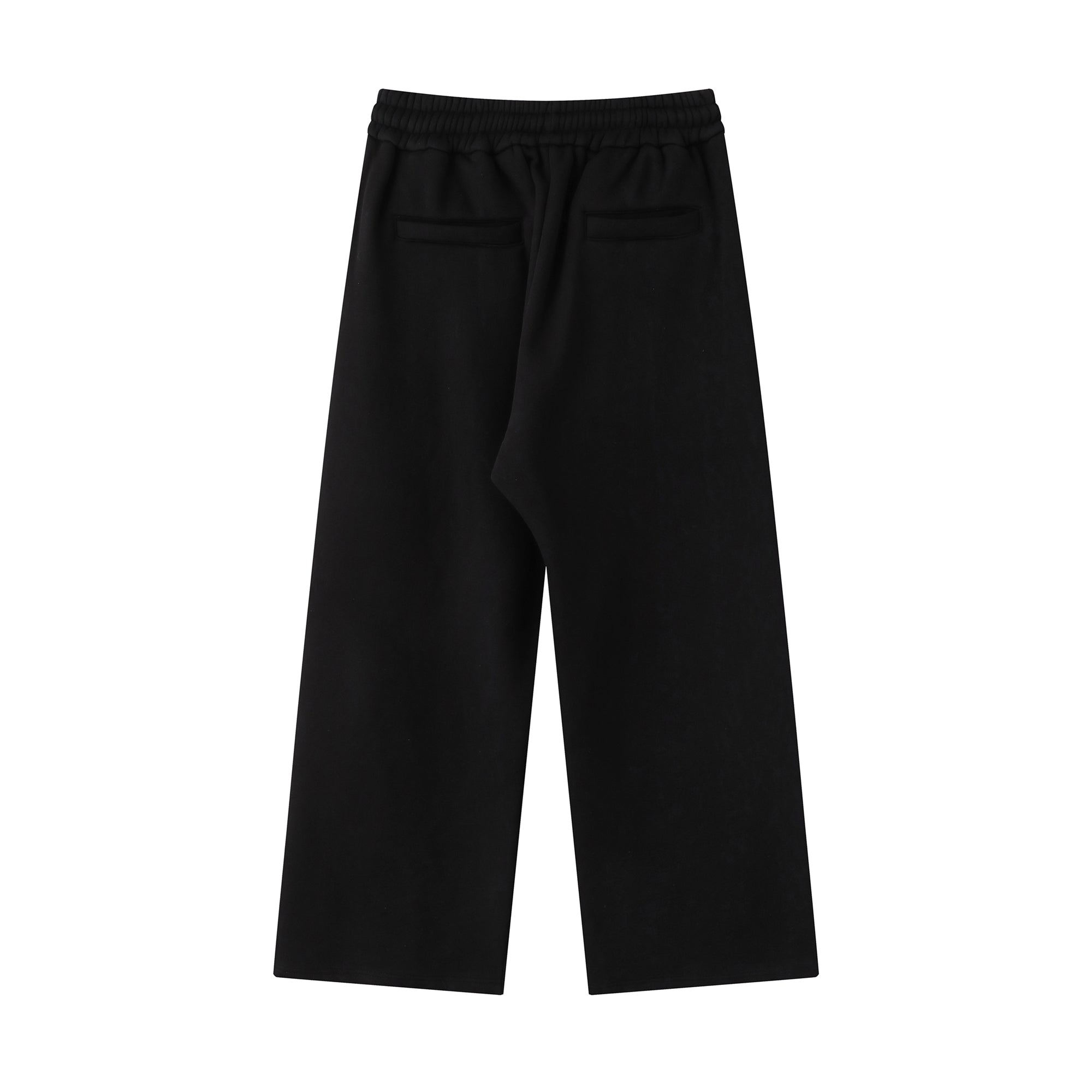 Monogram Essential Straight Leg Sweatpant Black