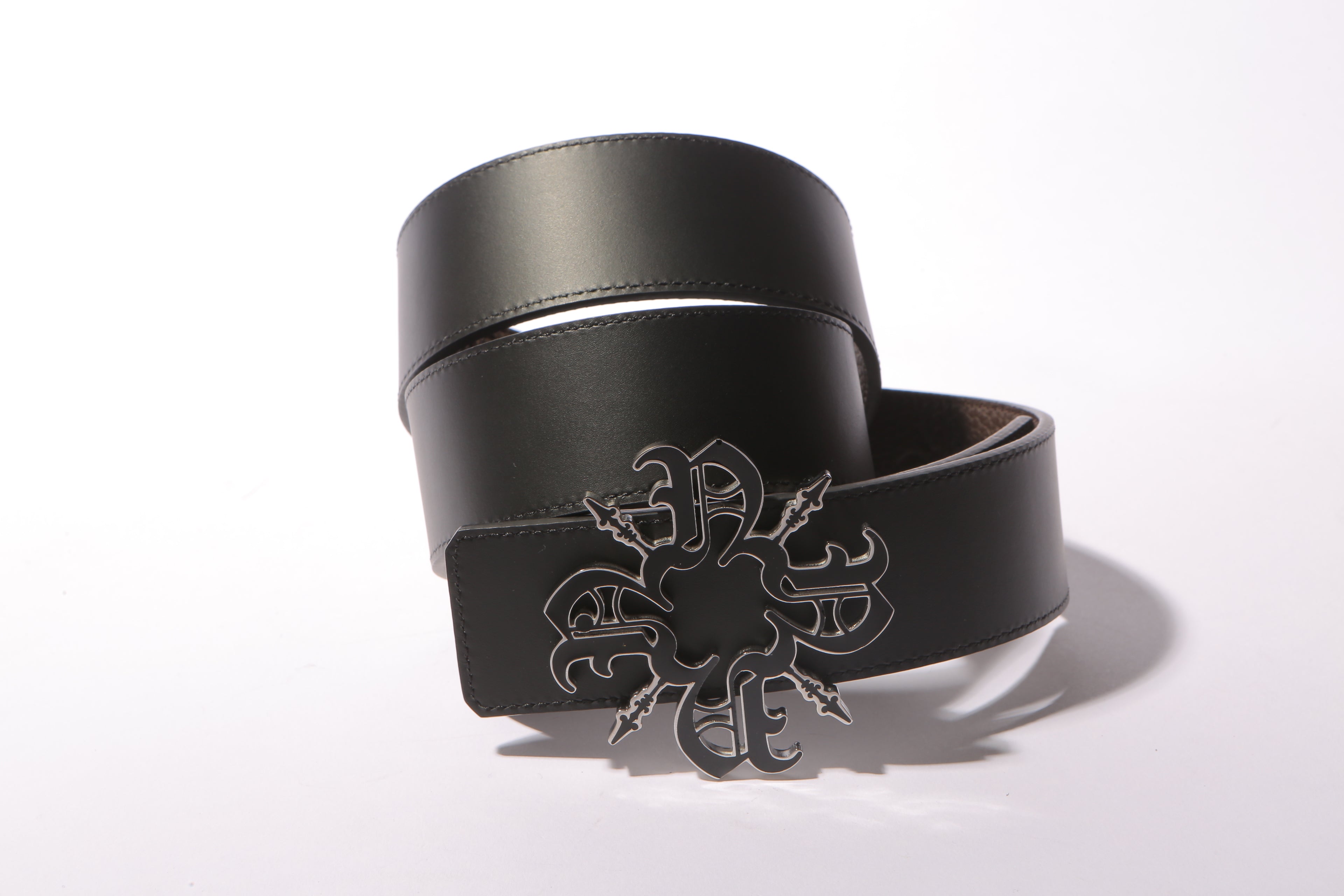 Brown Monogram Reversible Leather Strap 40MM