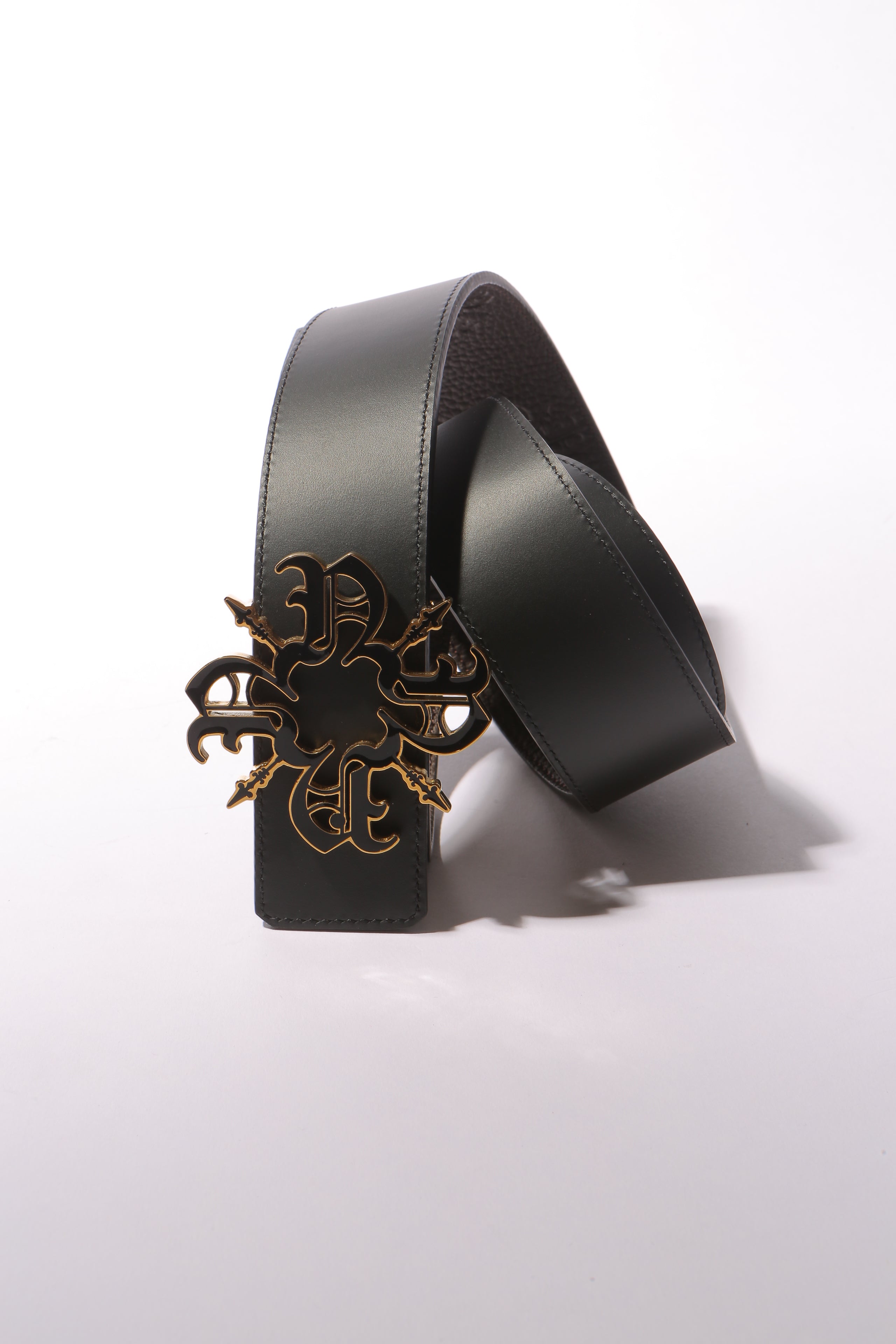 Brown Monogram Reversible Leather Strap 40MM