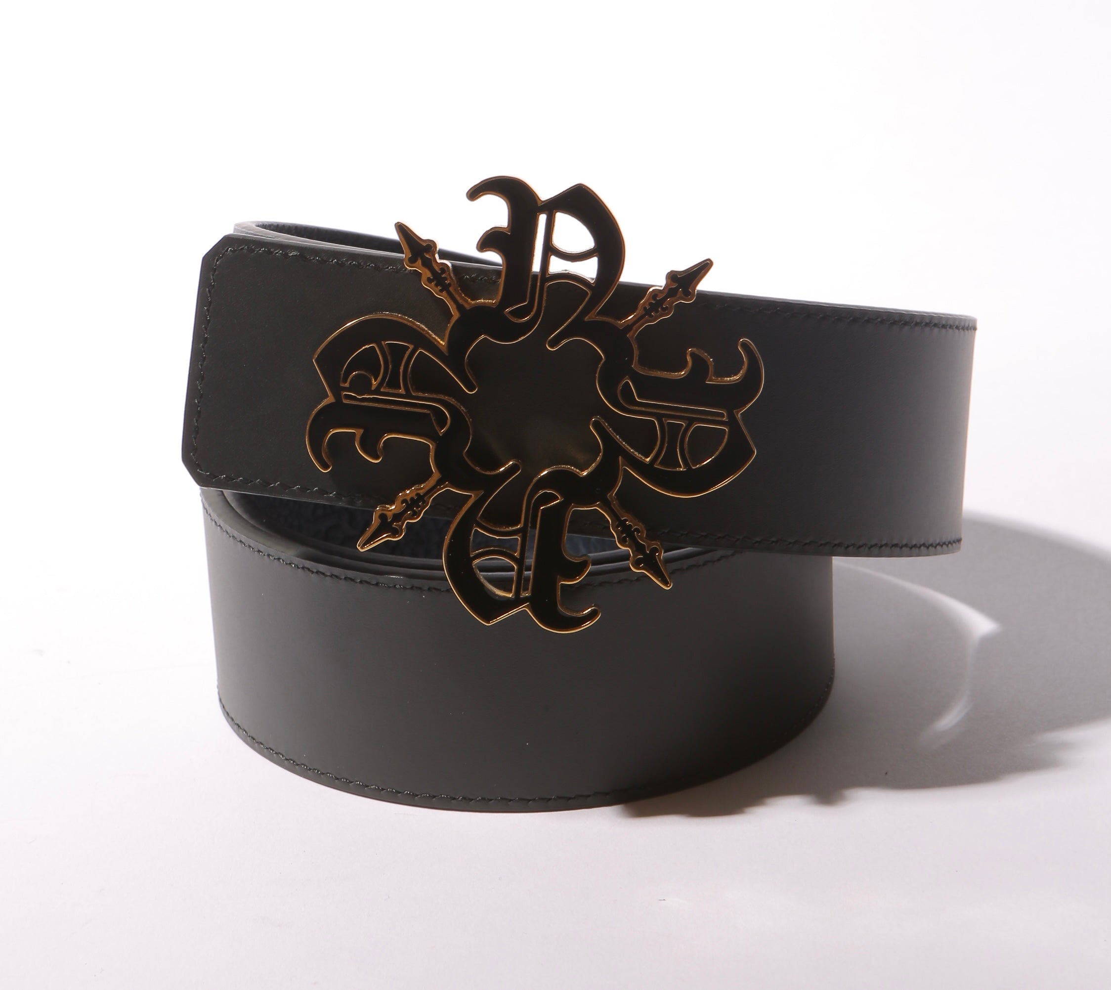 Blue Monogram Reversible Leather Strap 40MM