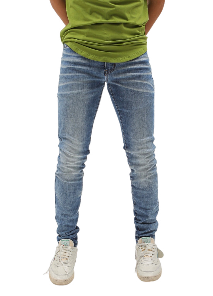 Nokwal Blue Cloud Wash Denim