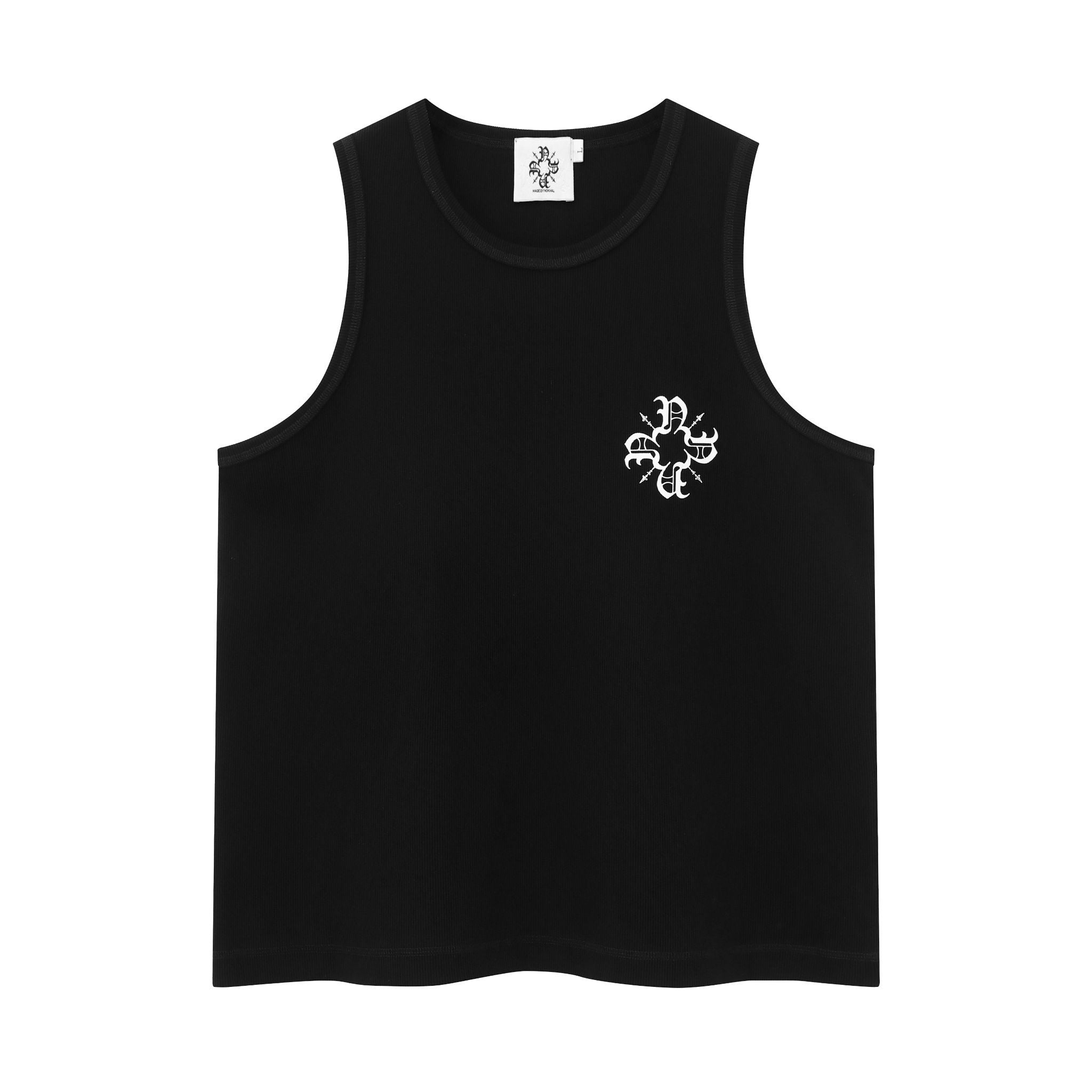 Monogram Tank Top Black