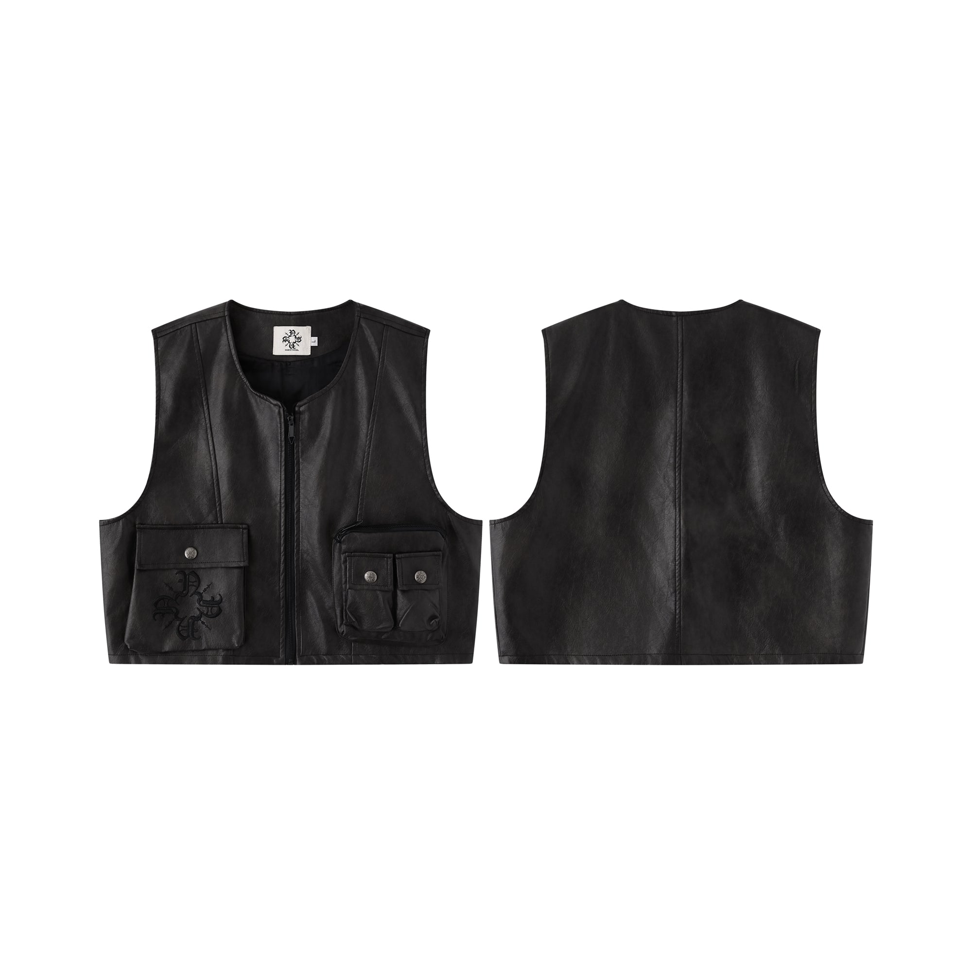 Leather vest