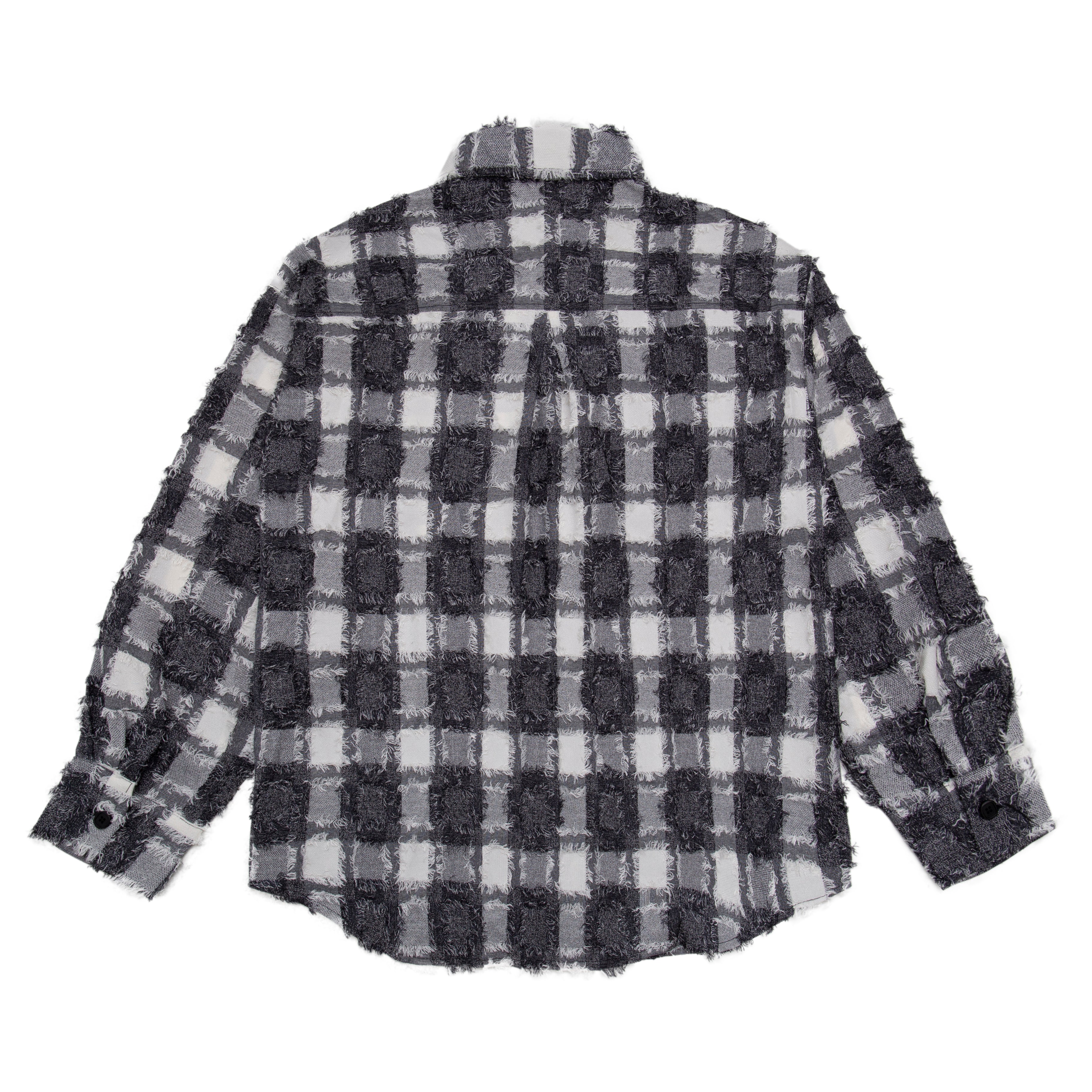 Loose Thread Flannel Black/White