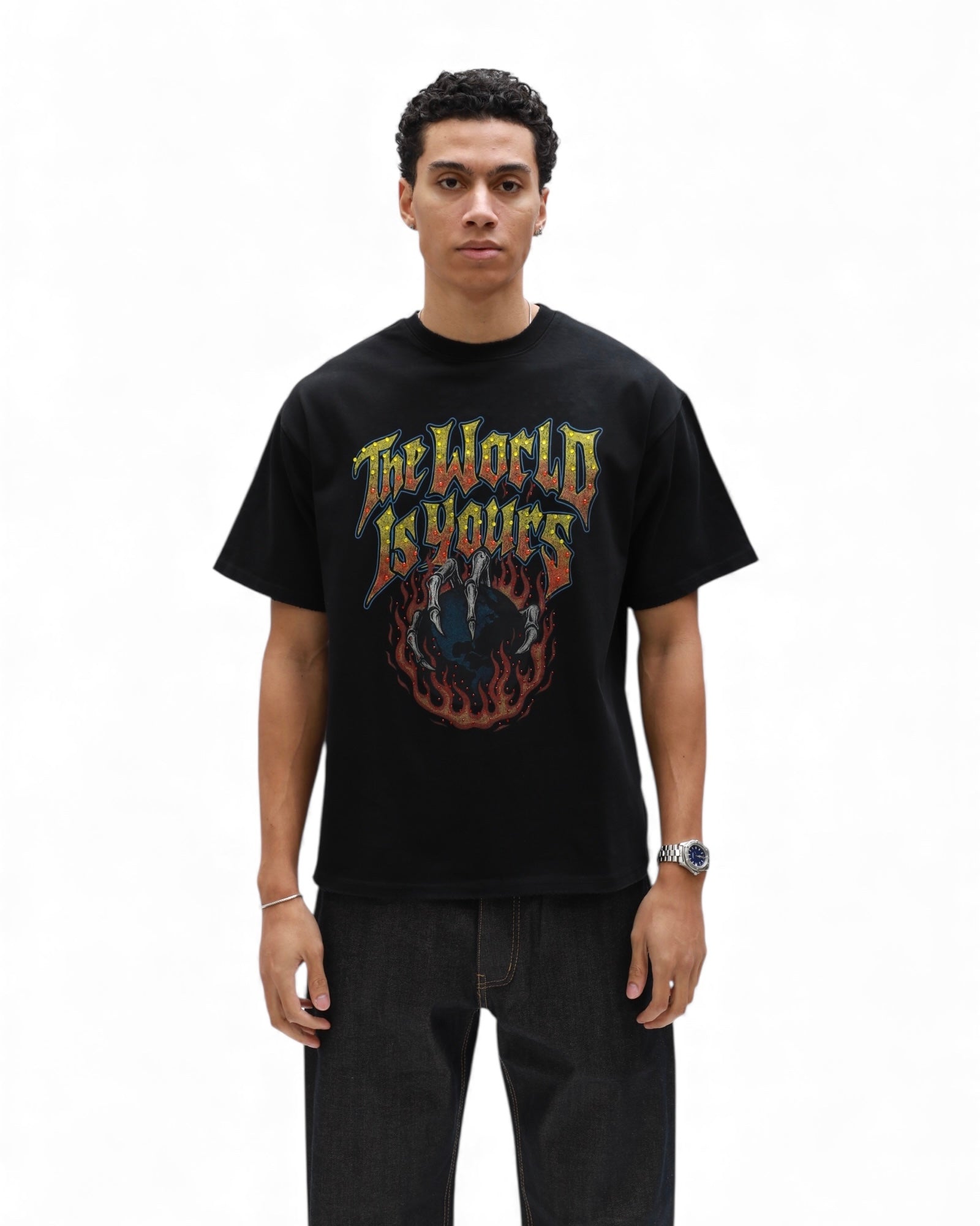The World is Yours Tee- Black