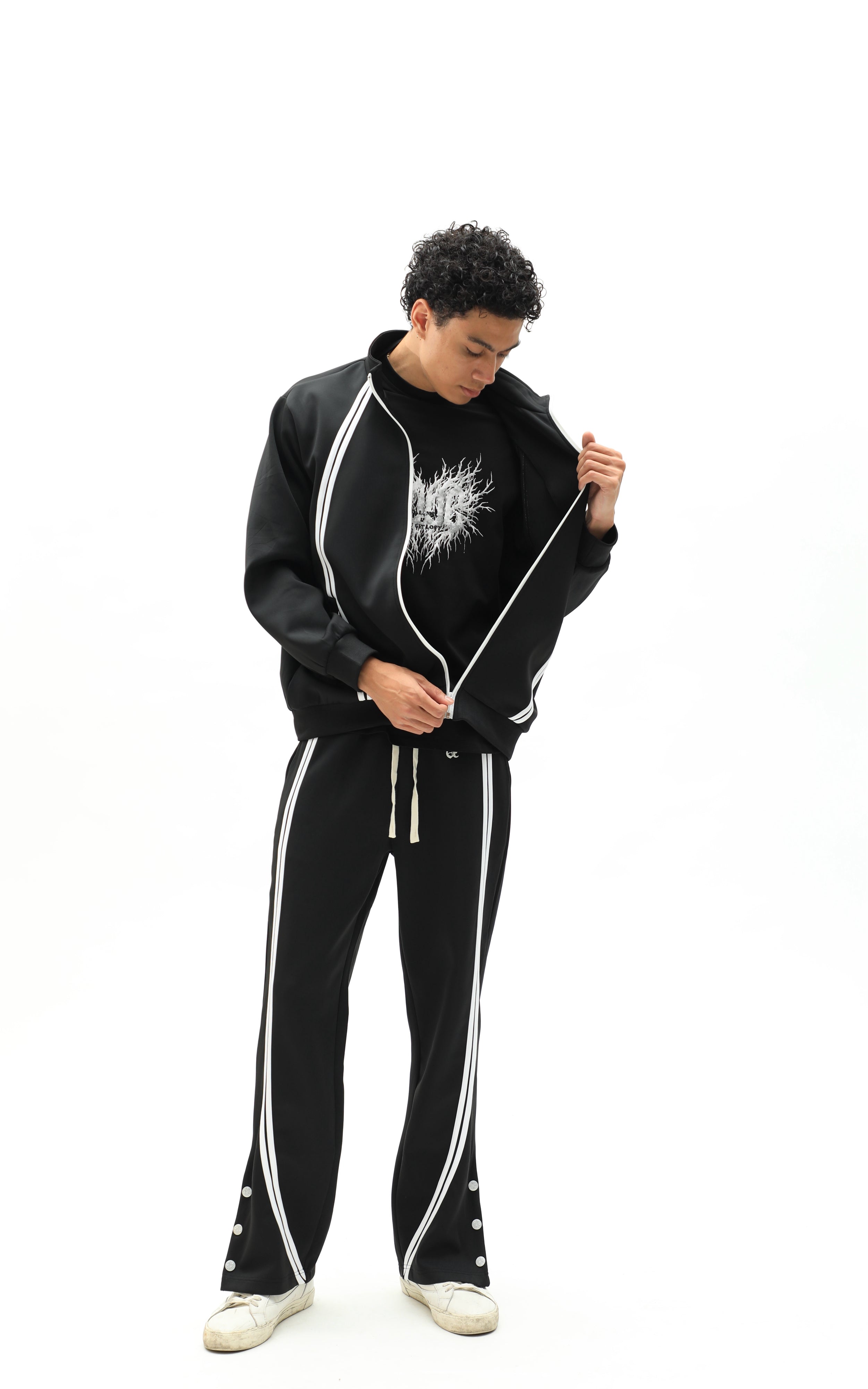 Sports Icon Tracksuit Jacket Black