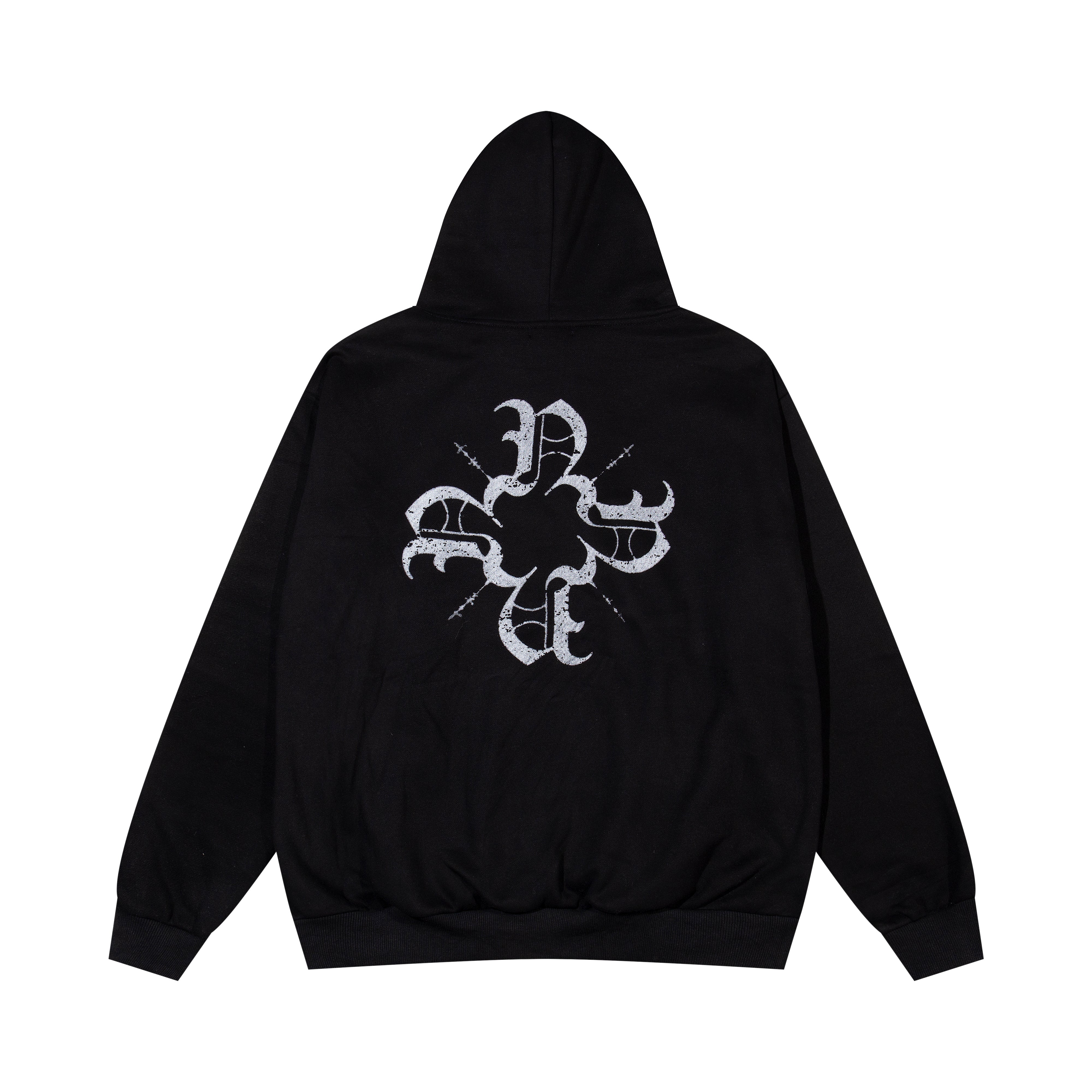 Monogram Essential Hoodie Black