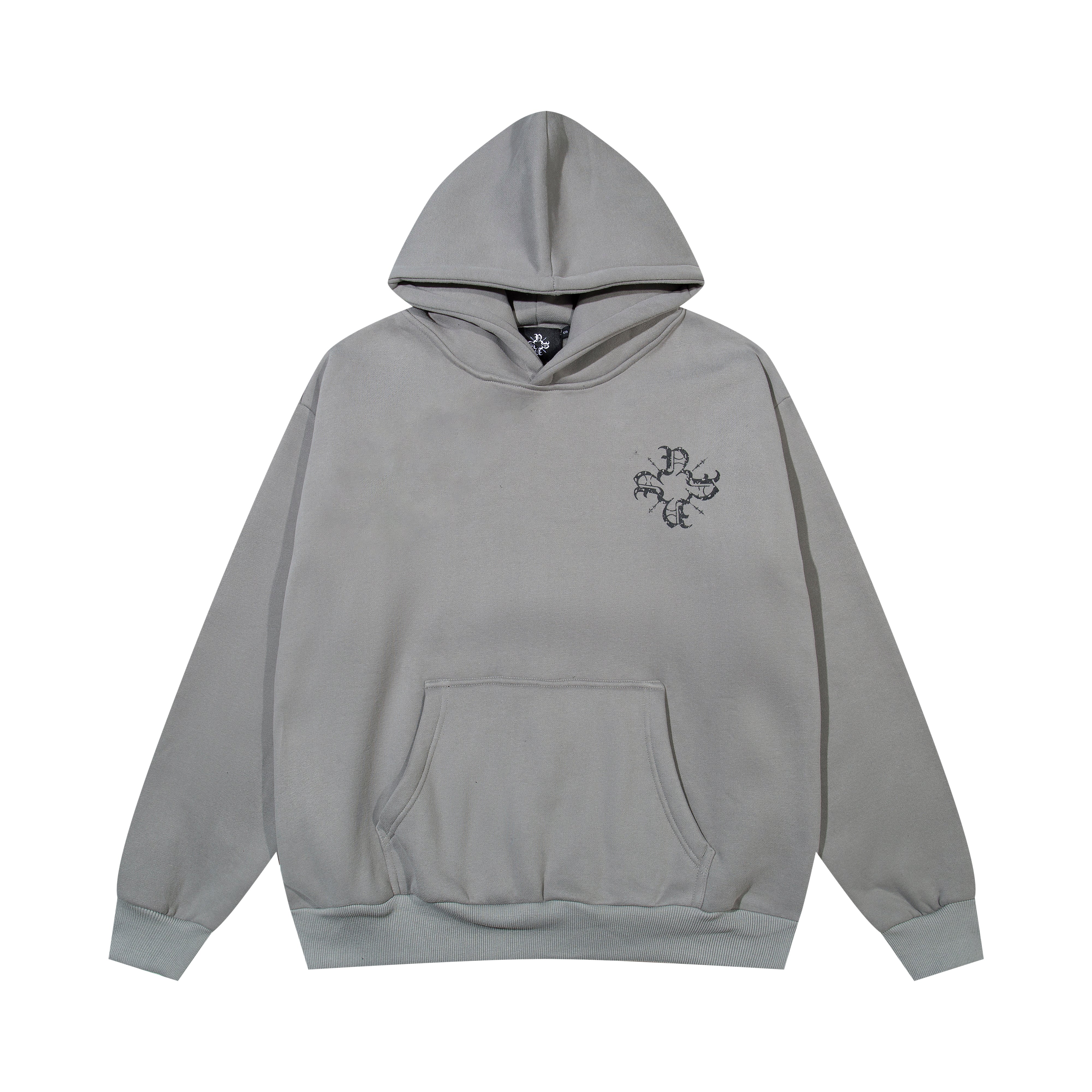 Monogram Essential Hoodie Grey