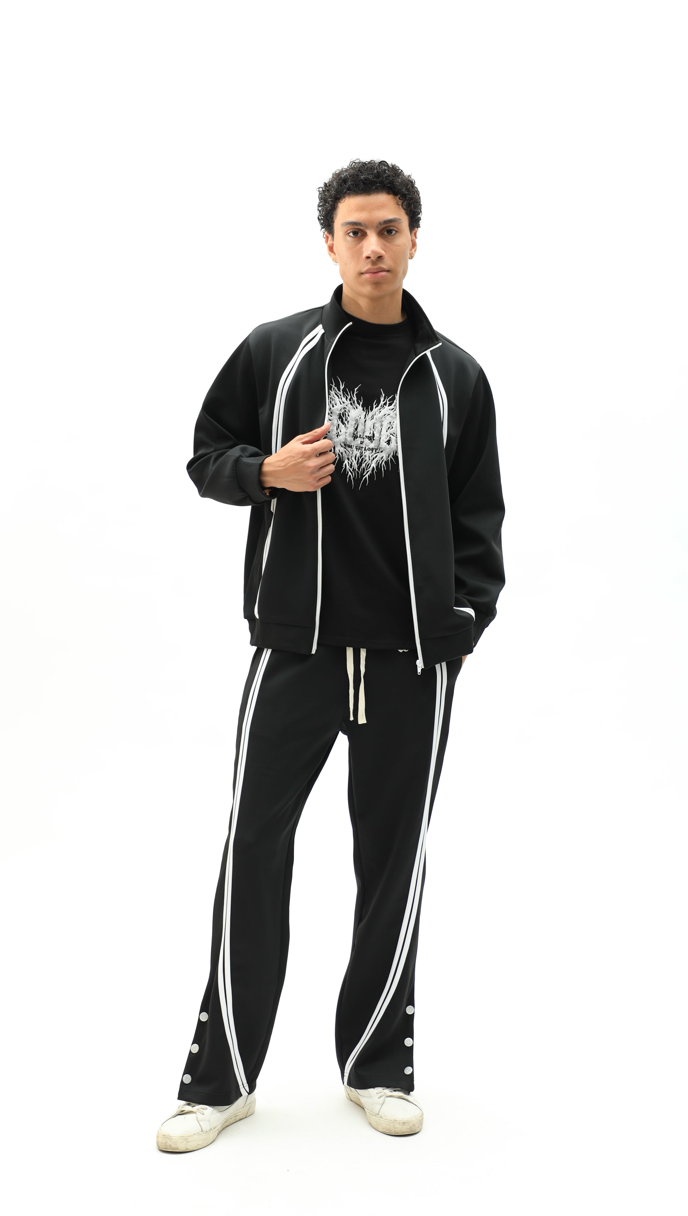 Sports Icon Tracksuit Jacket Black