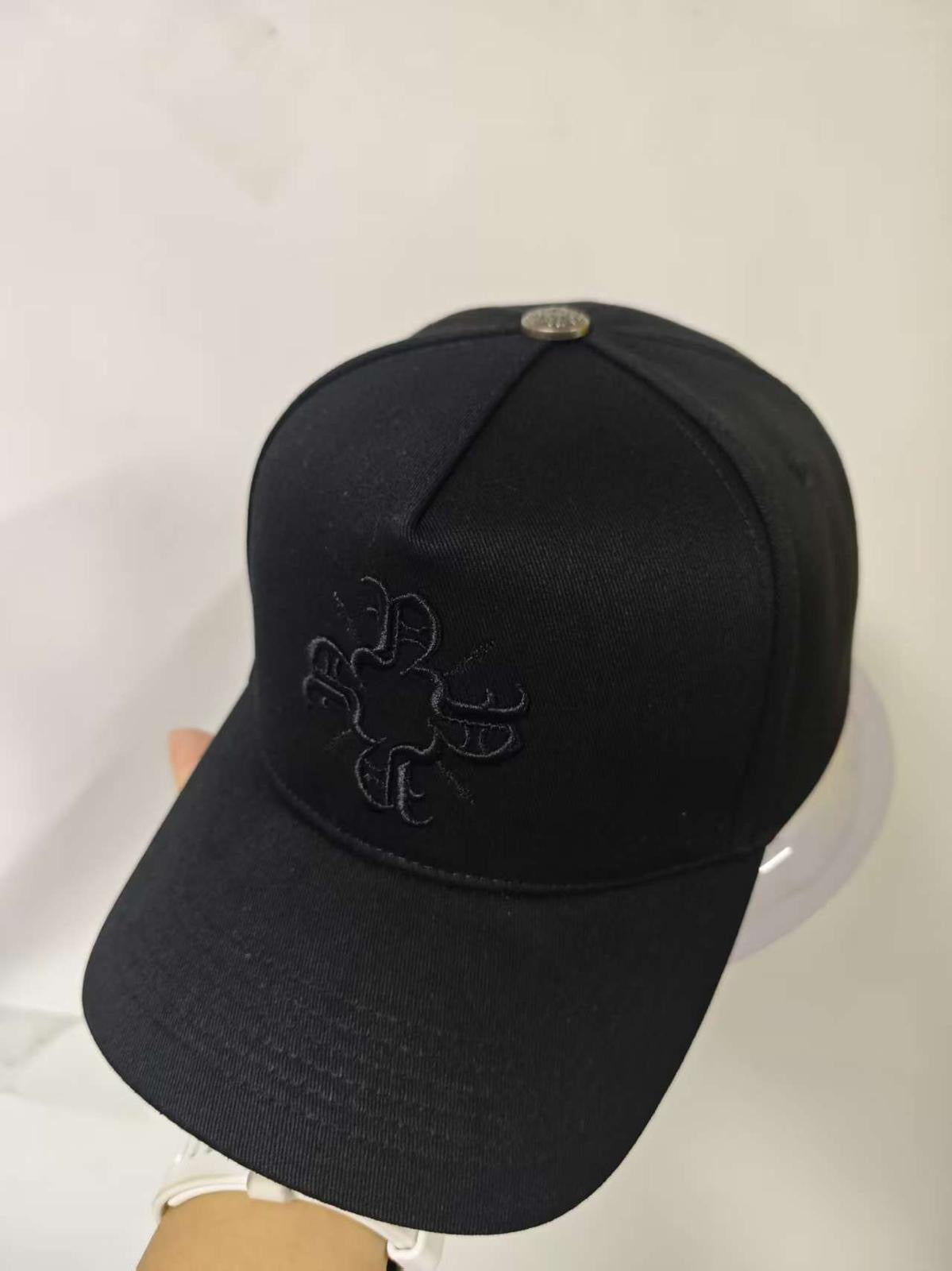 Black Monogram Trucker Hat