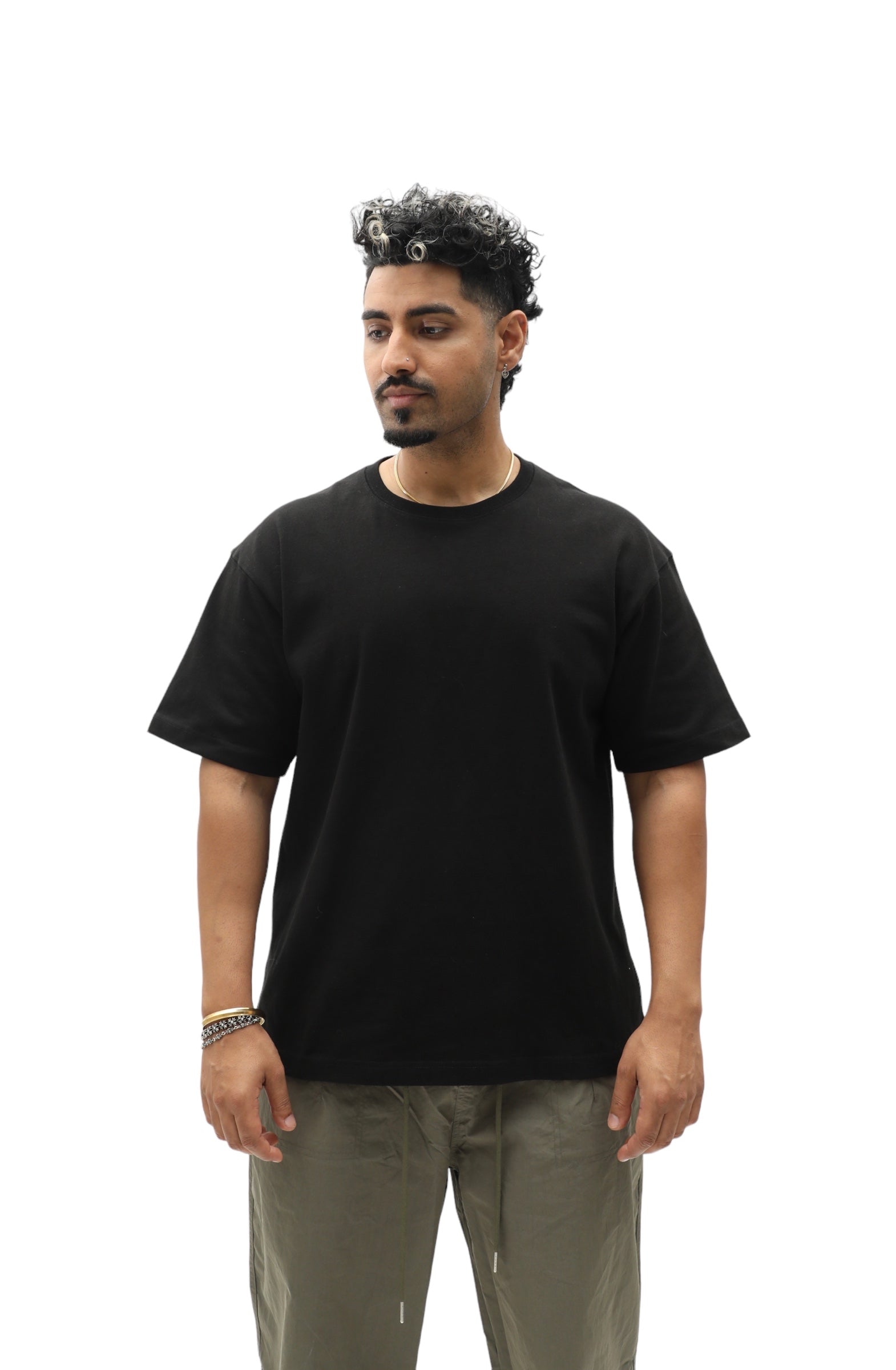 320 Heavy Cotton T-Shirt - Black