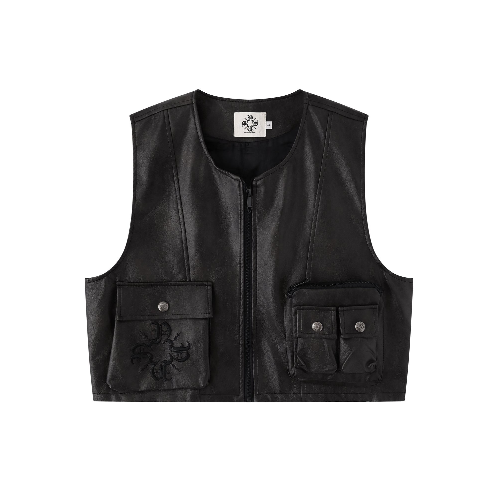 Leather vest