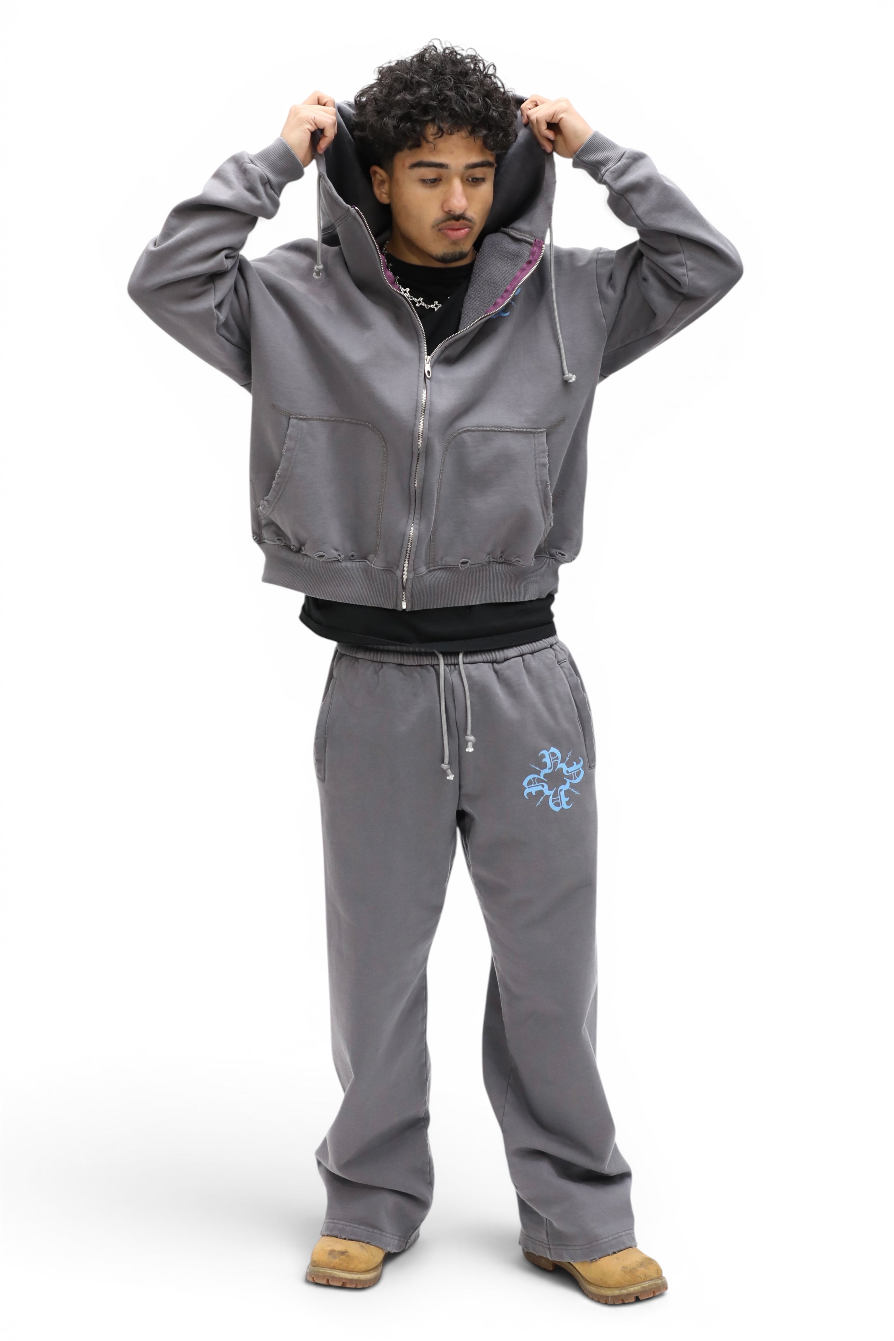 Essential Washed Monogram Sweats
