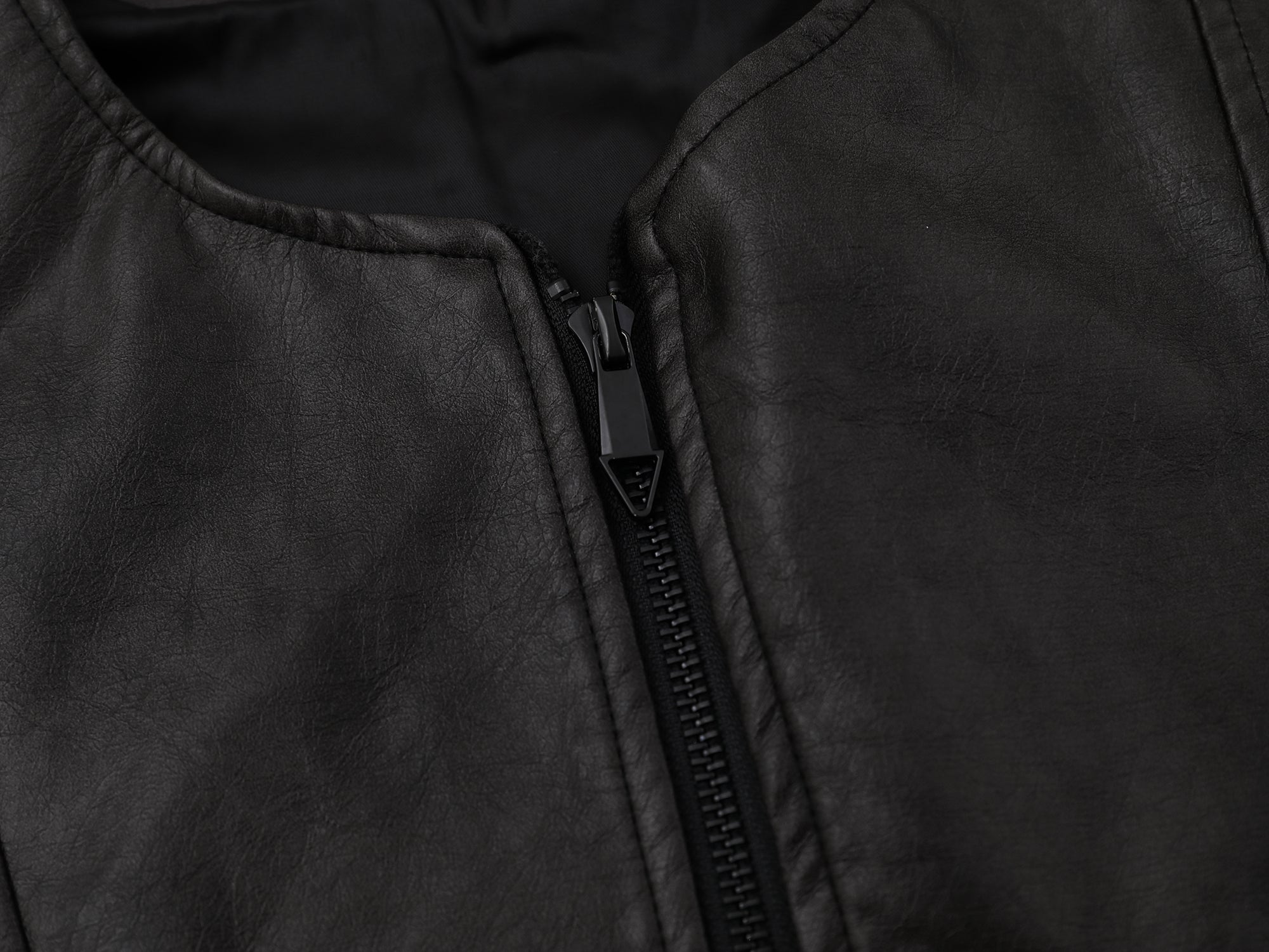 Leather vest