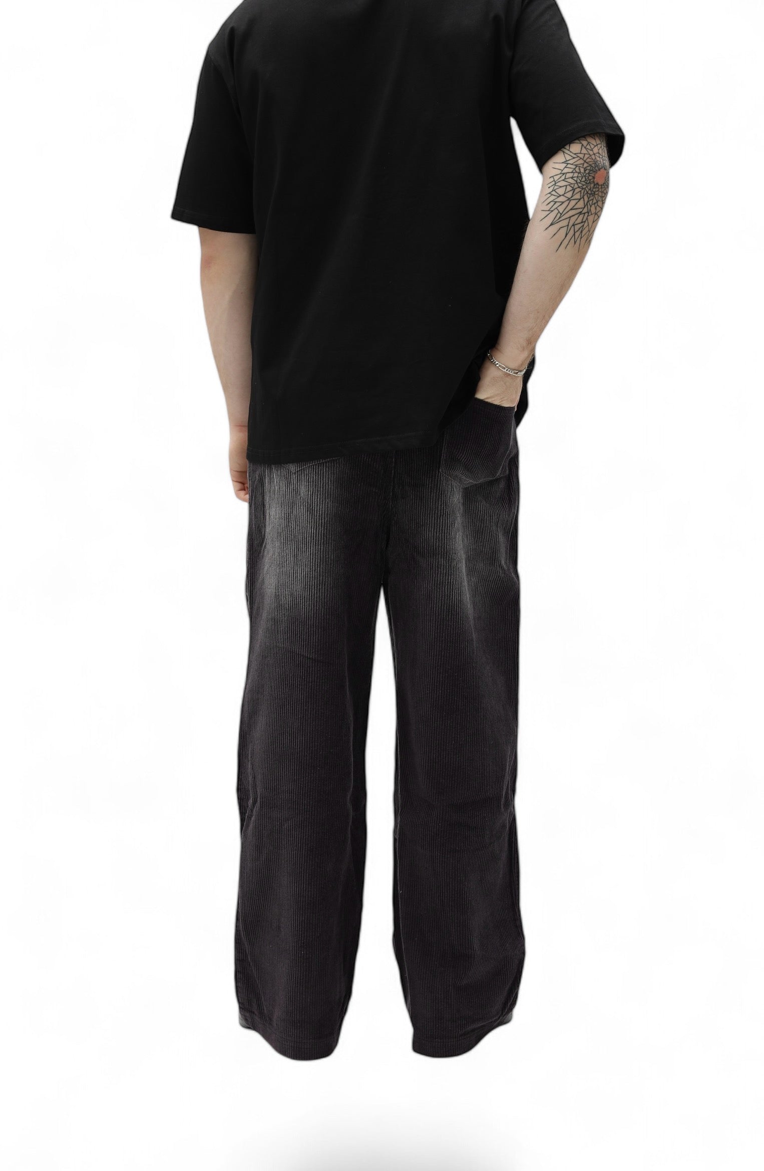 Baggy Black Corduroy Pants