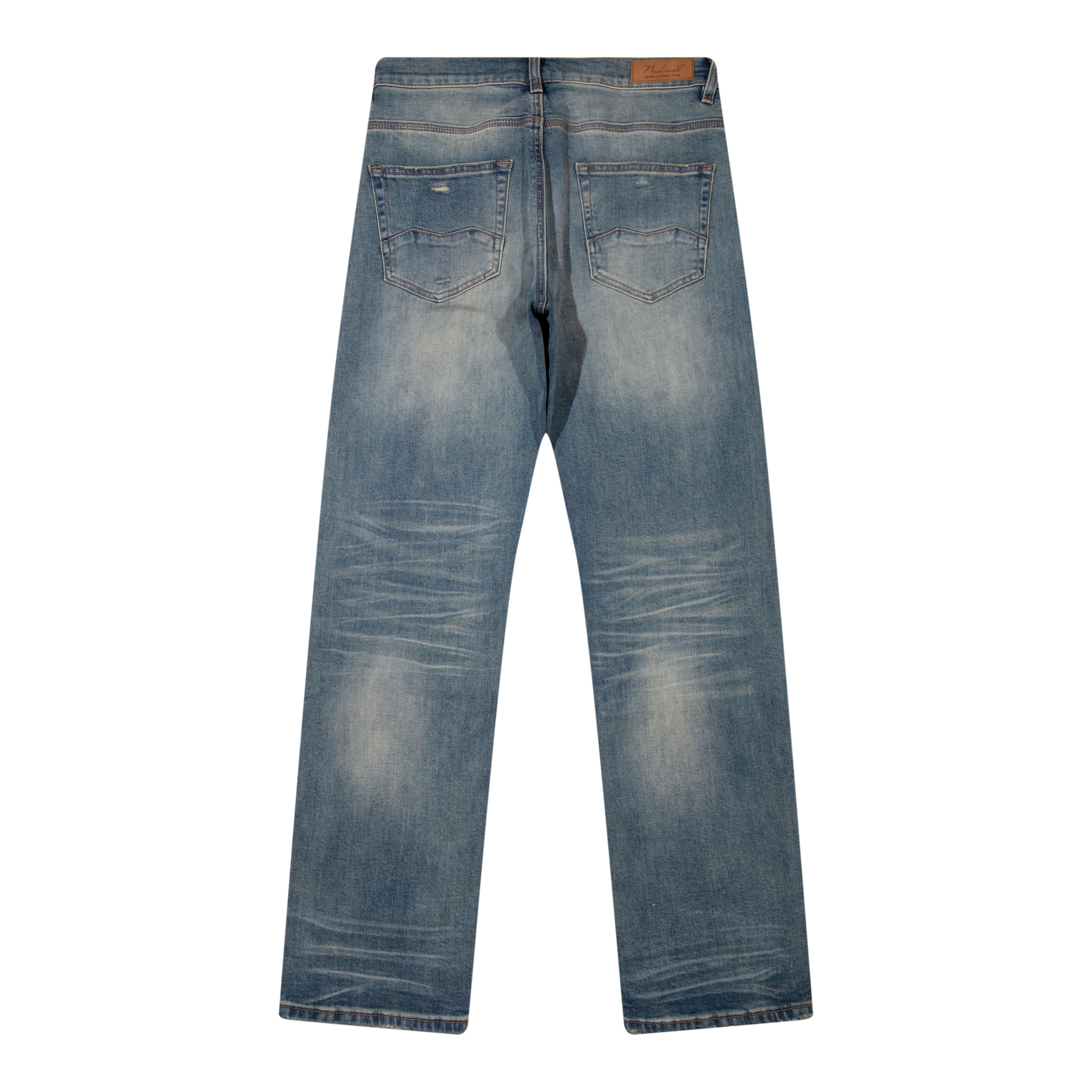 Straight Leg Light Blue Denim