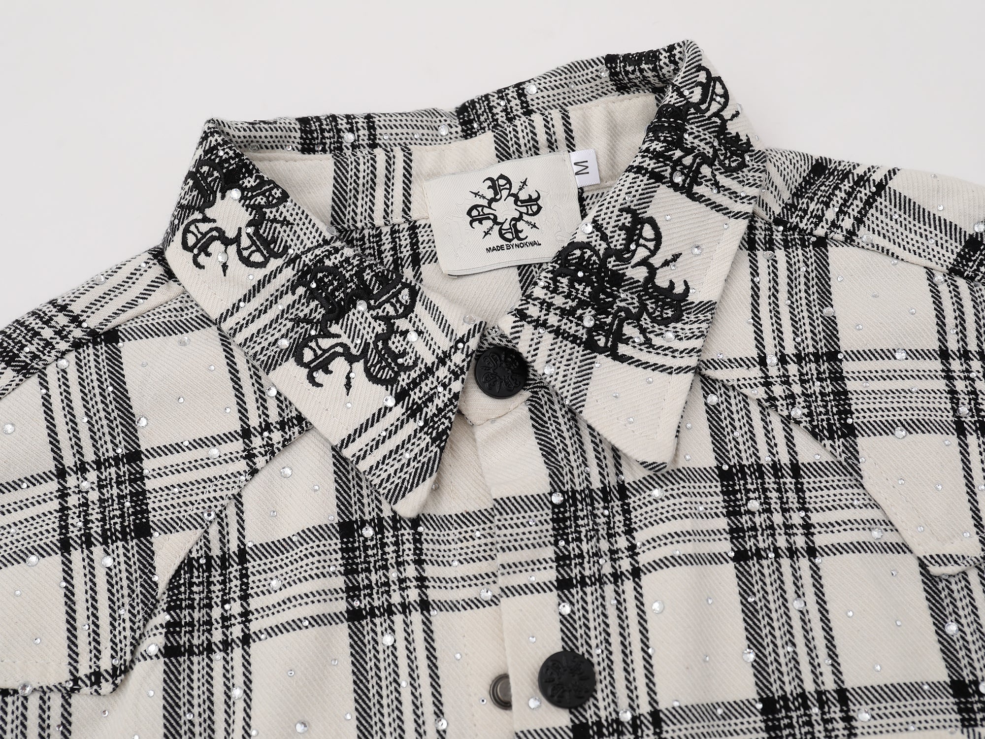 VIP Drilled Flannel White