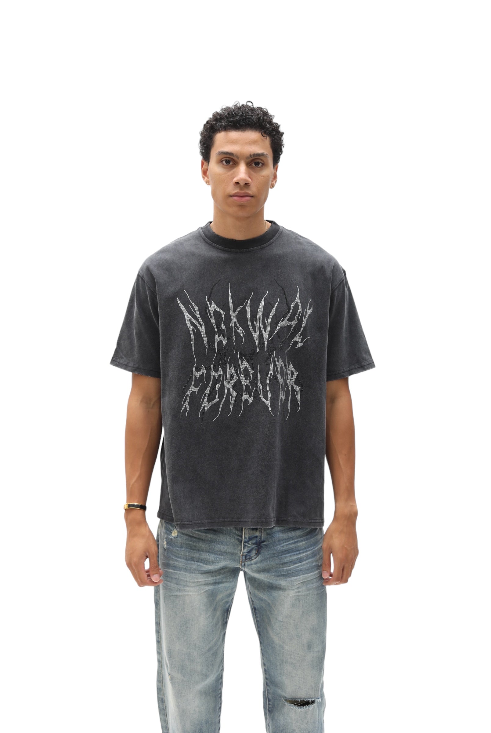 NOKWAL FOREVER Diamond T-Shirt - Faded Black