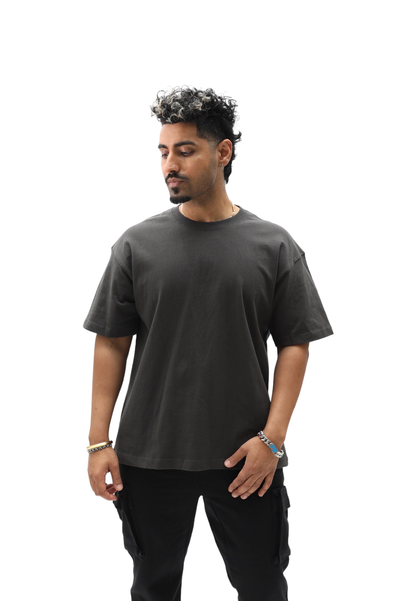 320 Heavy Cotton T-Shirt - Charcoal Gray