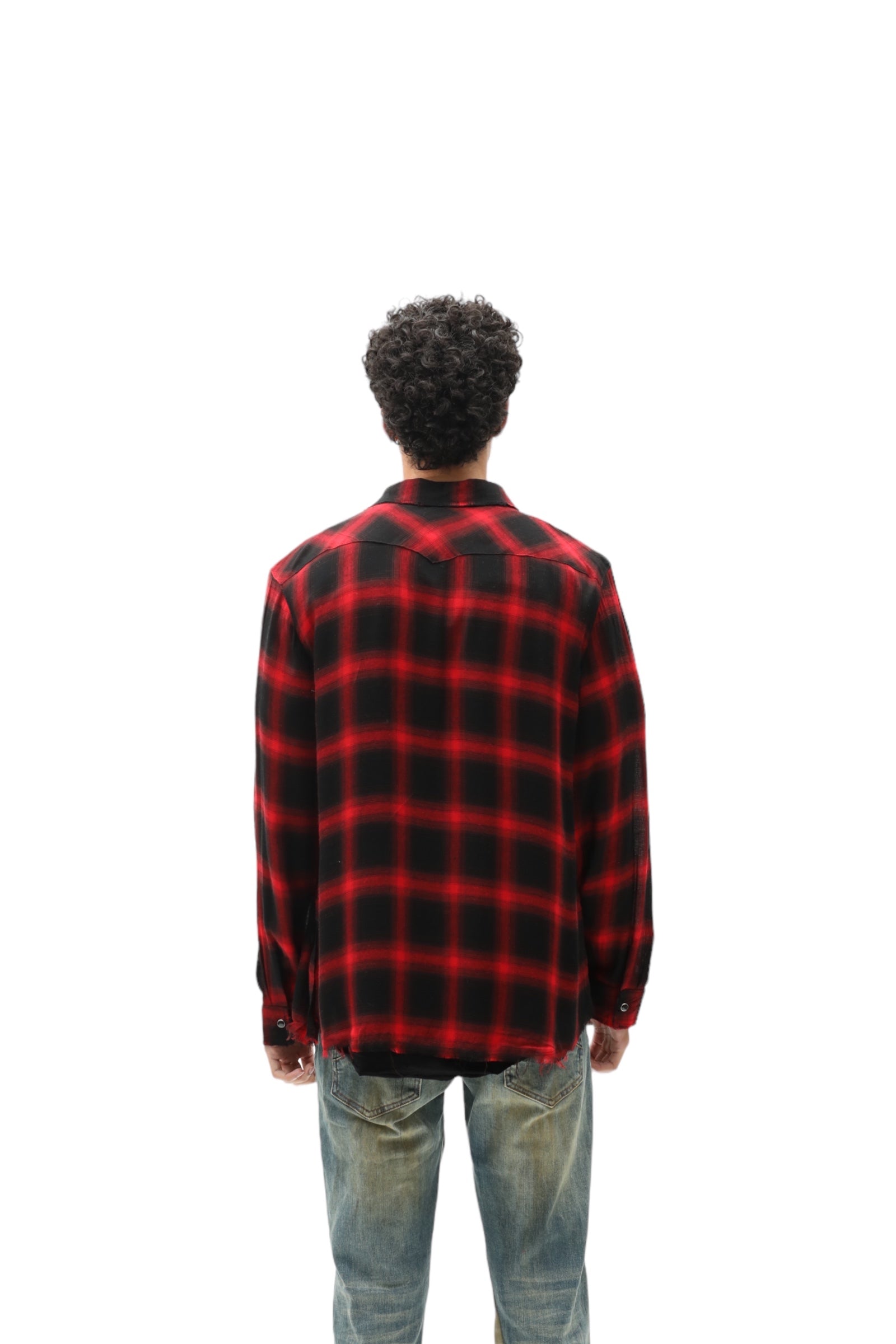 Soft Cotton Plaid Flannel Red/Black