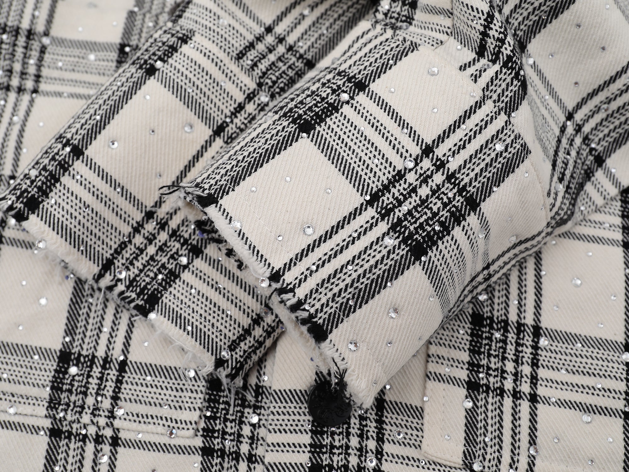 VIP Drilled Flannel White
