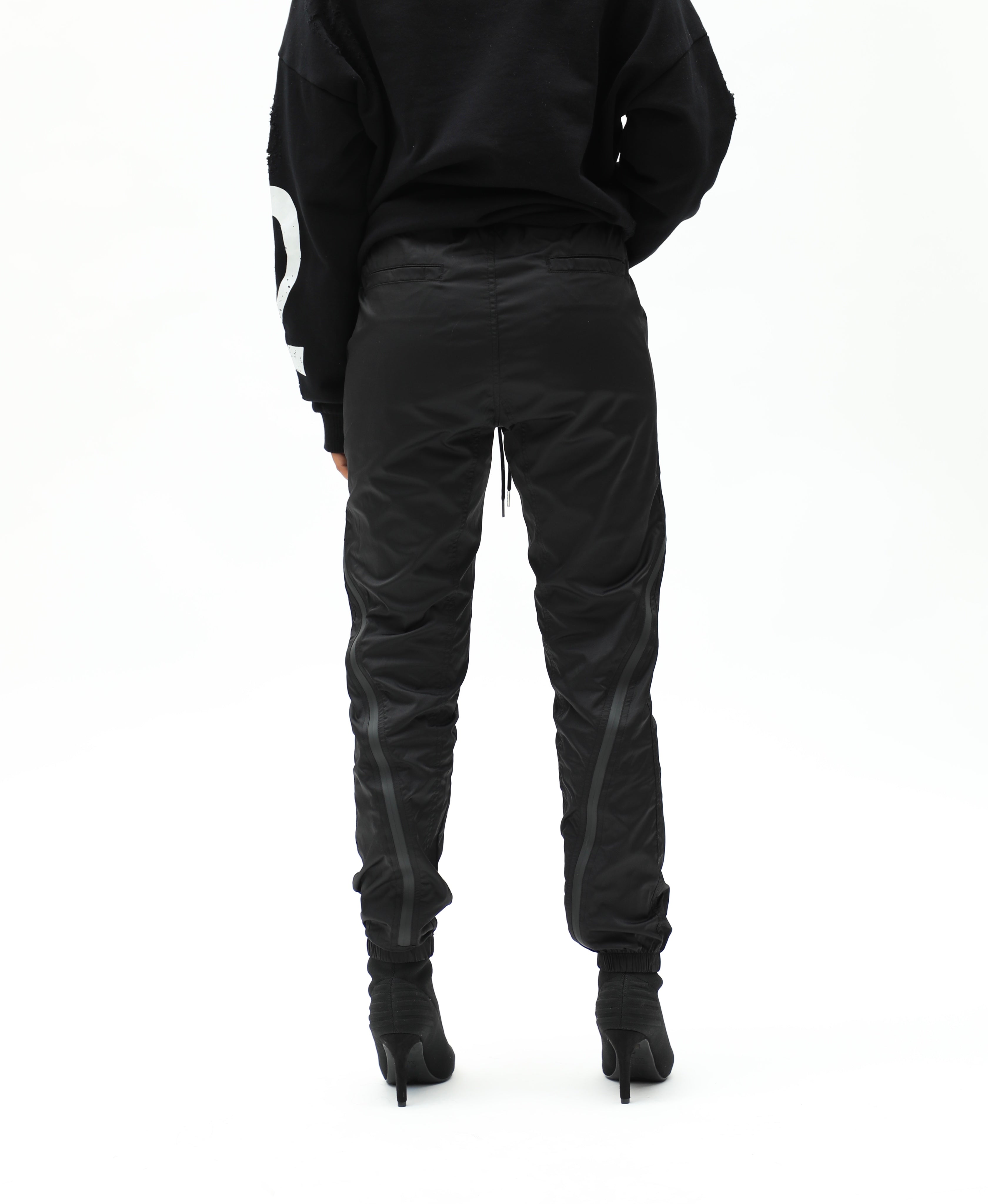 Unisex Monogram Zipper Trackpants